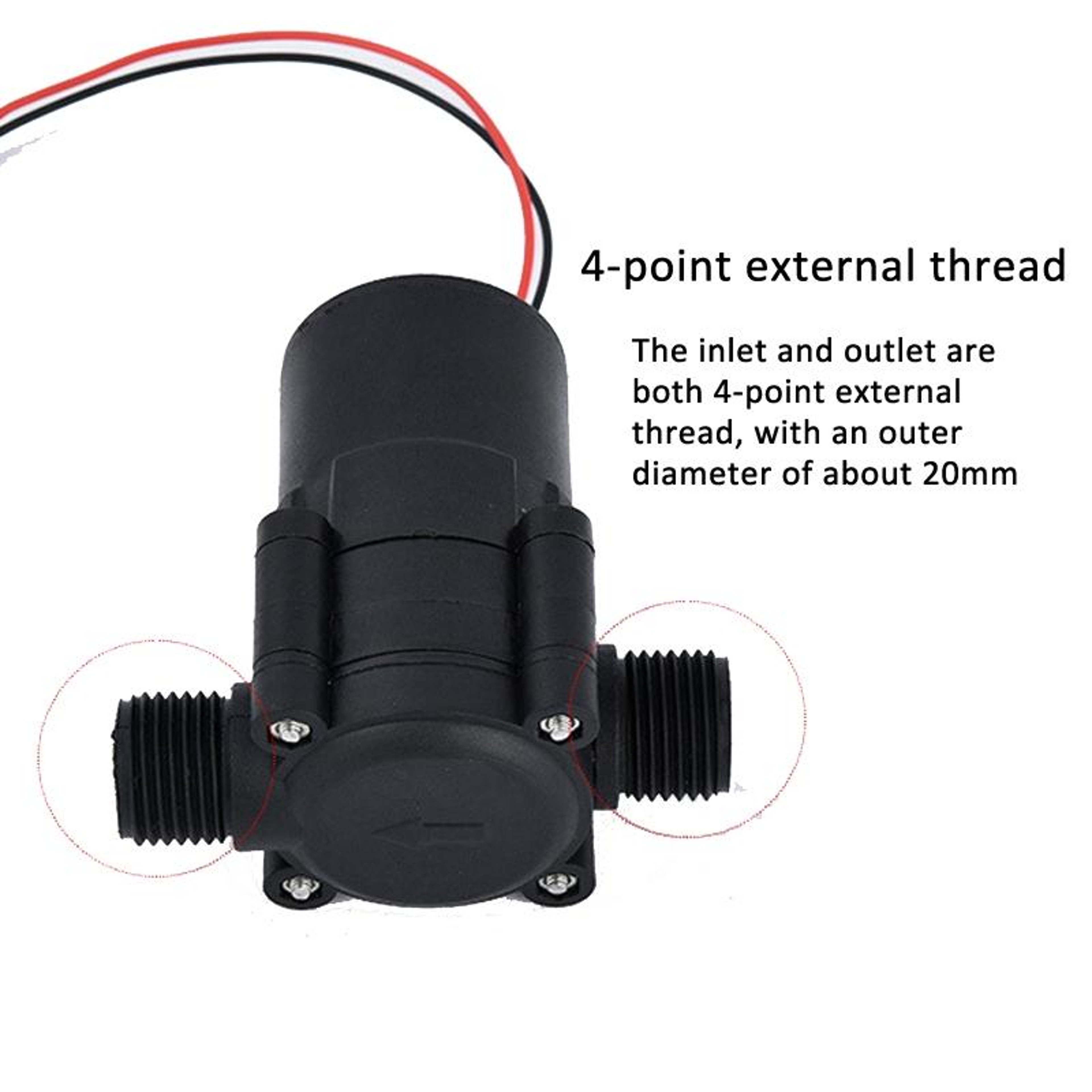Pipeline Water Flow Generator DC Micro Hydroelectric Generator for Smart Faucets Gas Water Heaters – view 3
