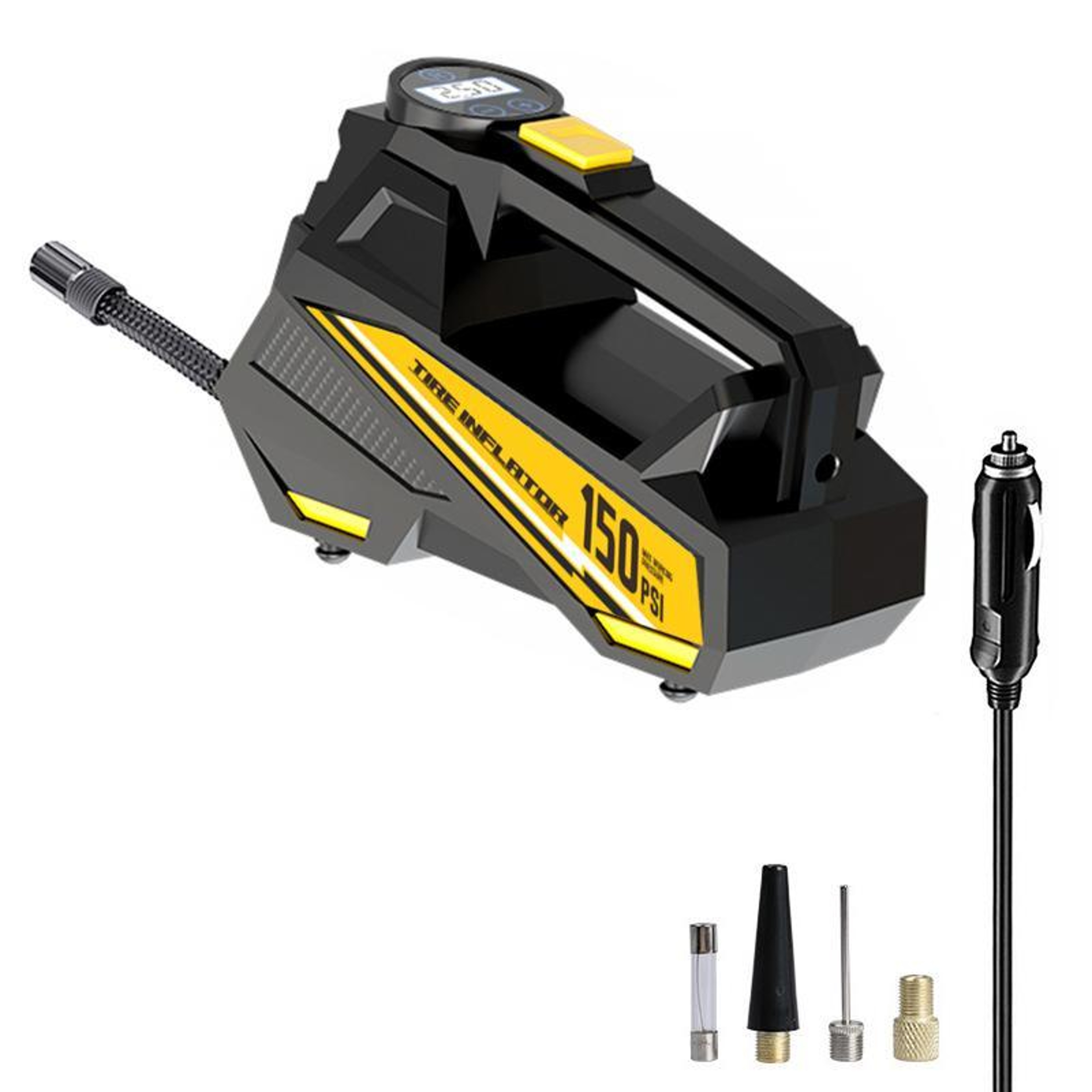 Portable Intelligent Digital Display Car Tire Inflator  Electric Air Compressor Pump – view 1
