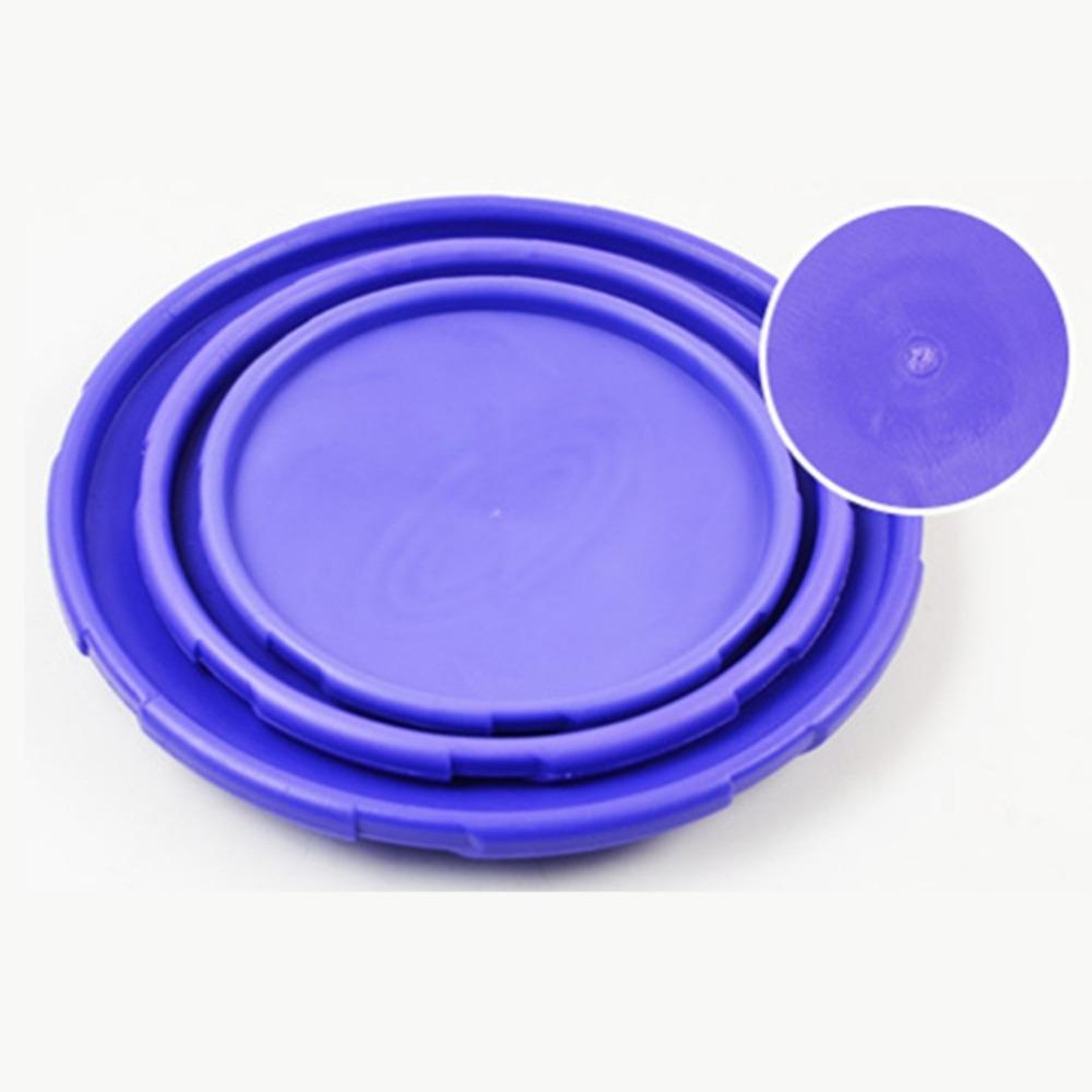 Durable Rubber Dog Flying Disc Toy For Fetch Training Large Dogs 5