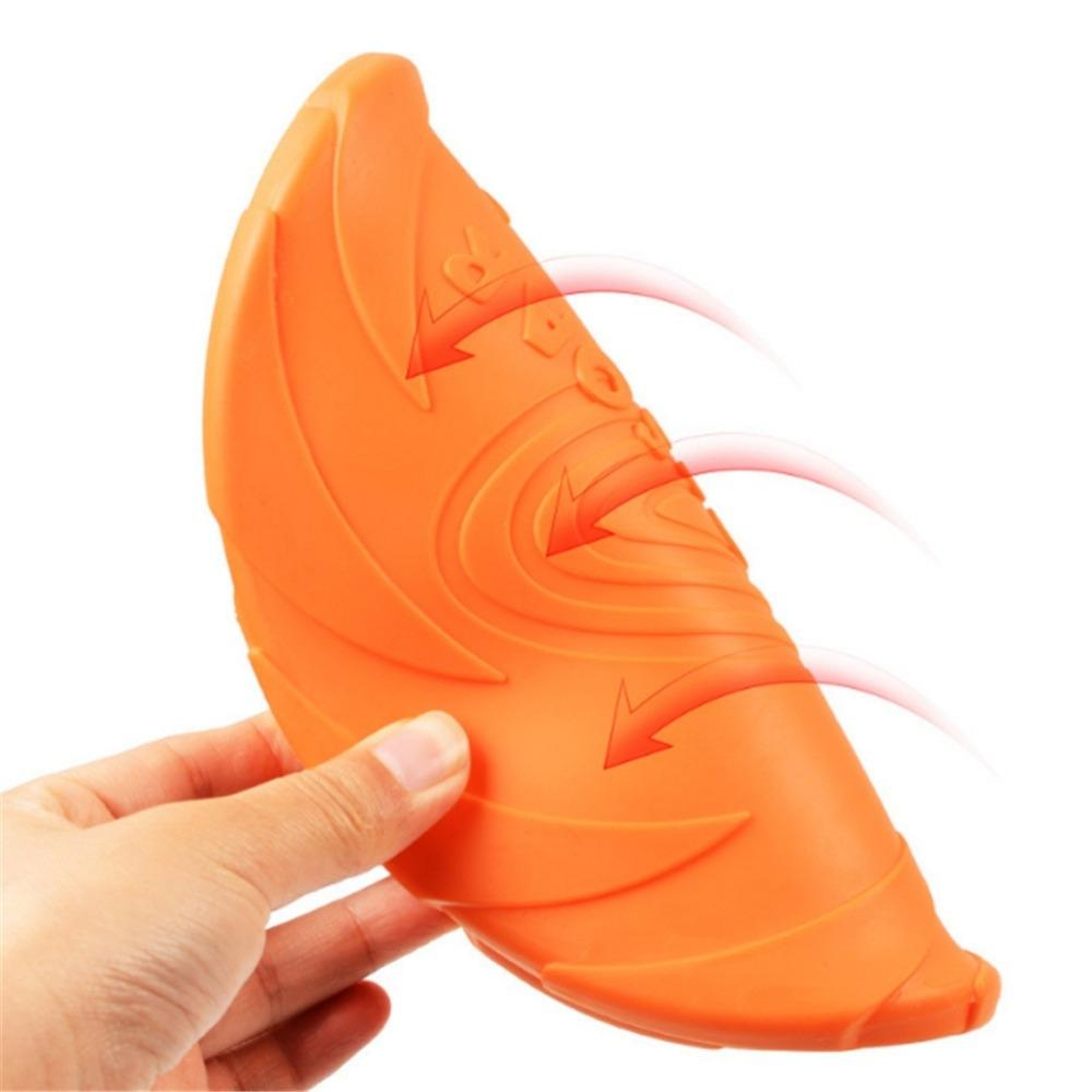 Durable Rubber Dog Flying Disc Toy For Fetch Training Large Dogs 9