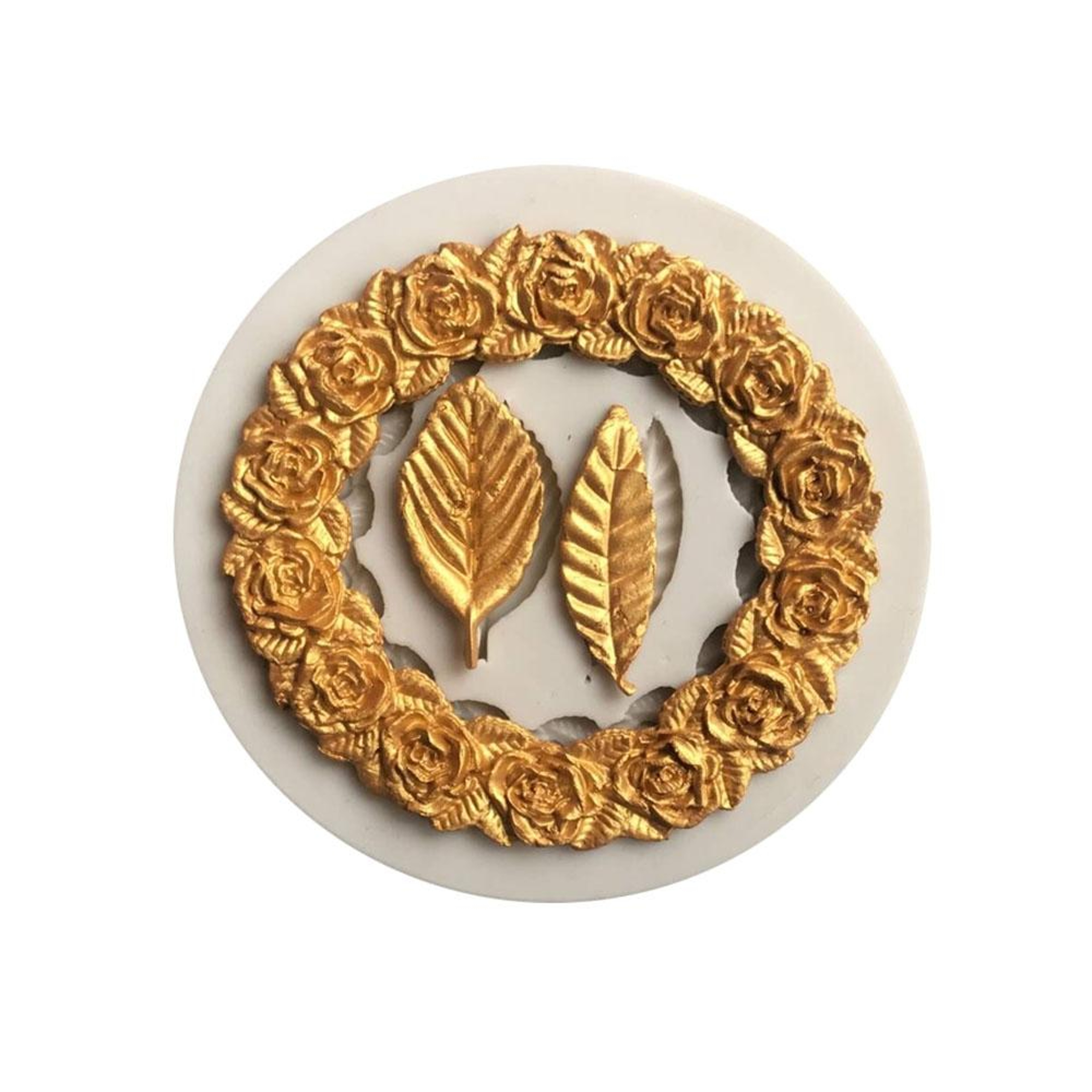 Rose Garland Silicone Fondant Mold Cake Tool for Edging & Floral Decoration – view 3