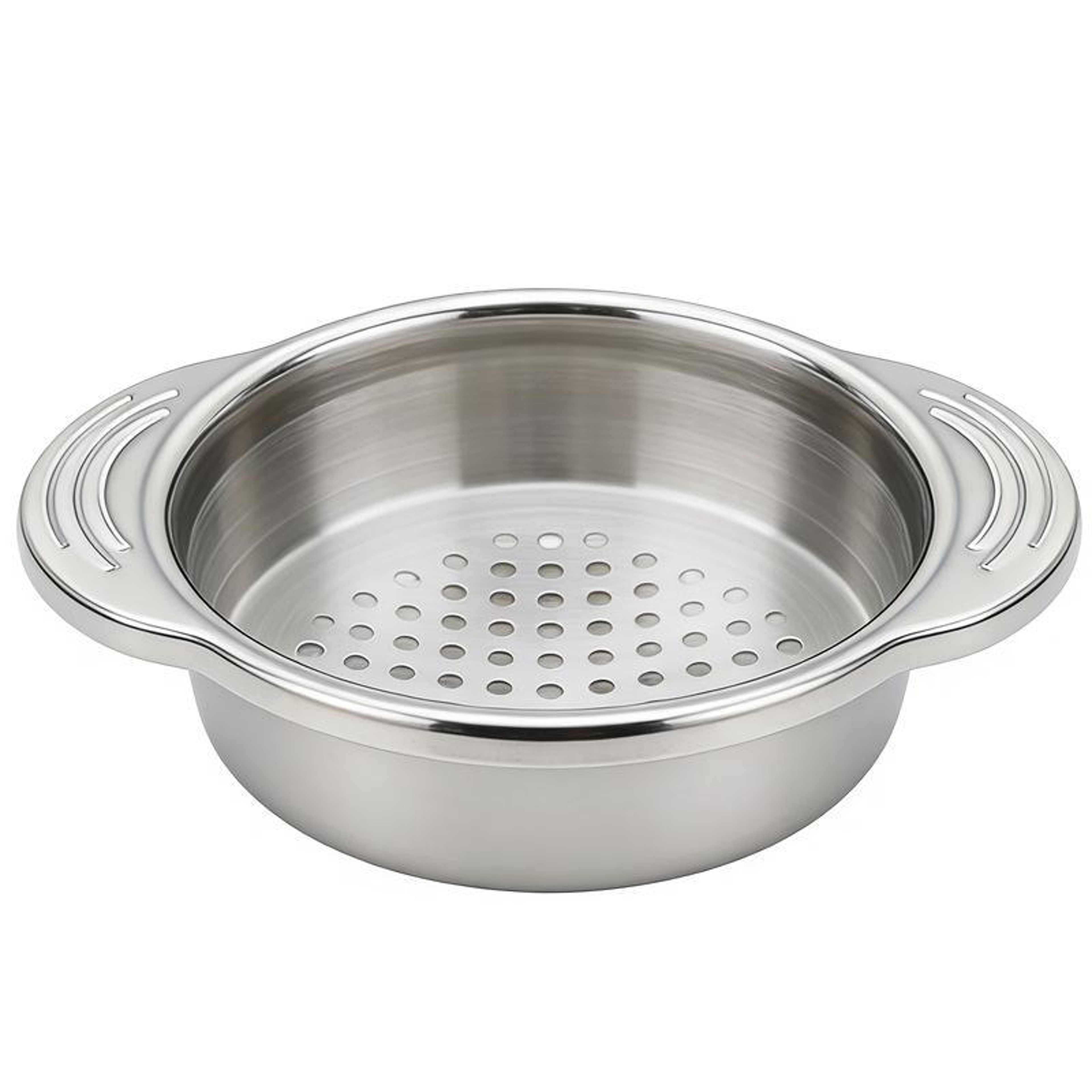 Stainless Steel Can Strainer Dual Handle Non-Slip Draining Tool for Kitchen Cans and Food Prep – view 1