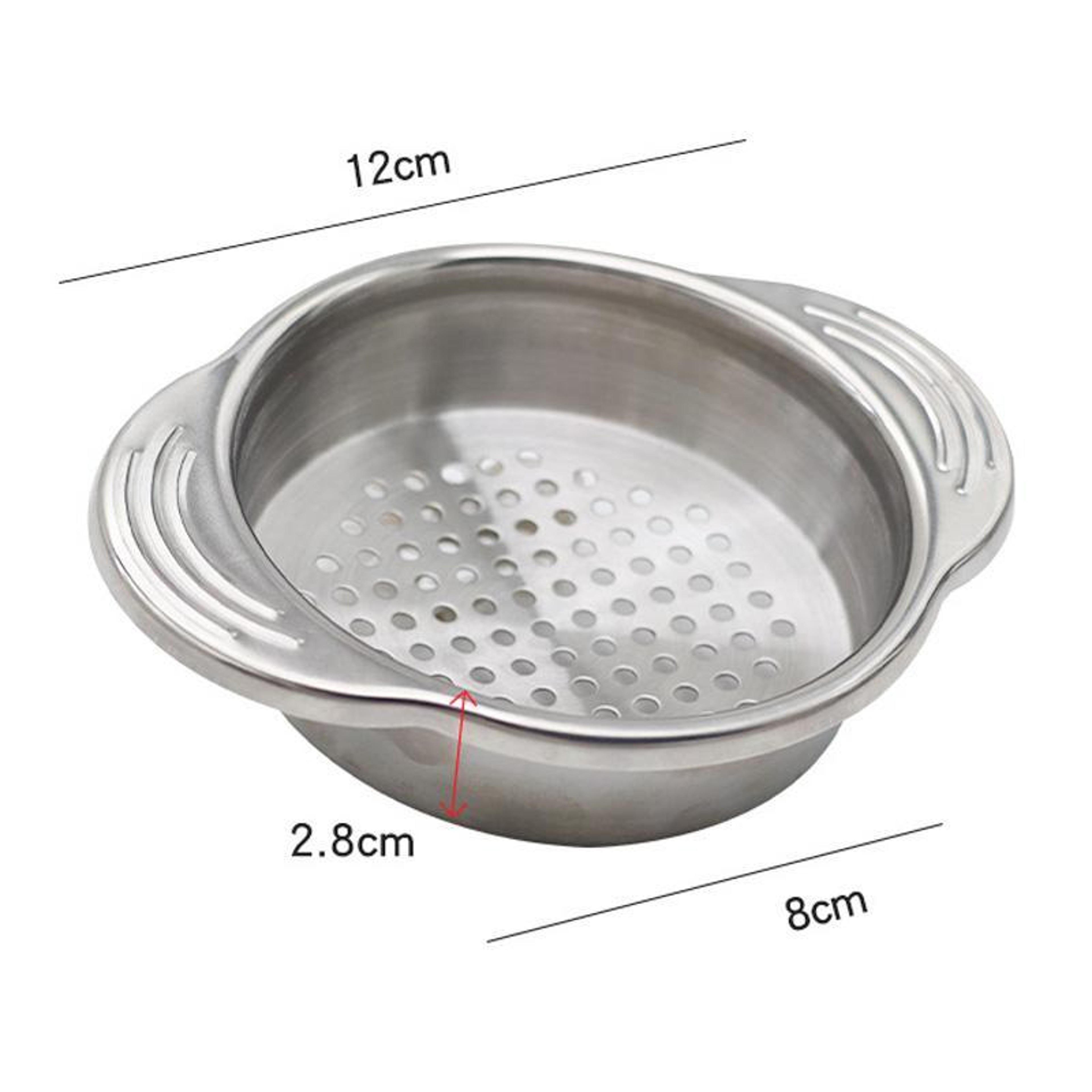 Stainless Steel Can Strainer Dual Handle Non-Slip Draining Tool for Kitchen Cans and Food Prep – view 8