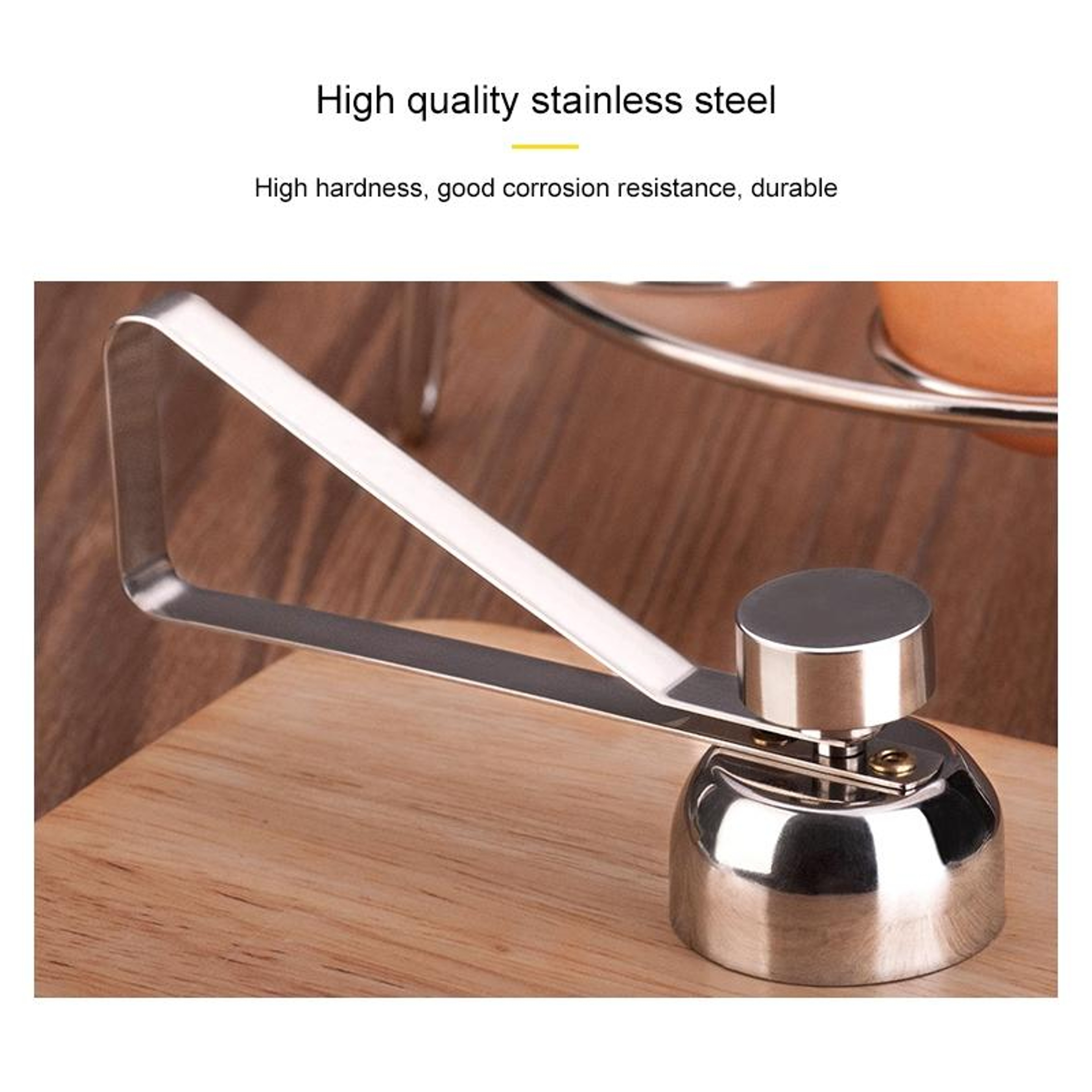 Stainless Steel Egg Topper Cutter Egg Scissors Shell Opener for Boiled Eggs Kitchen Tool – view 6