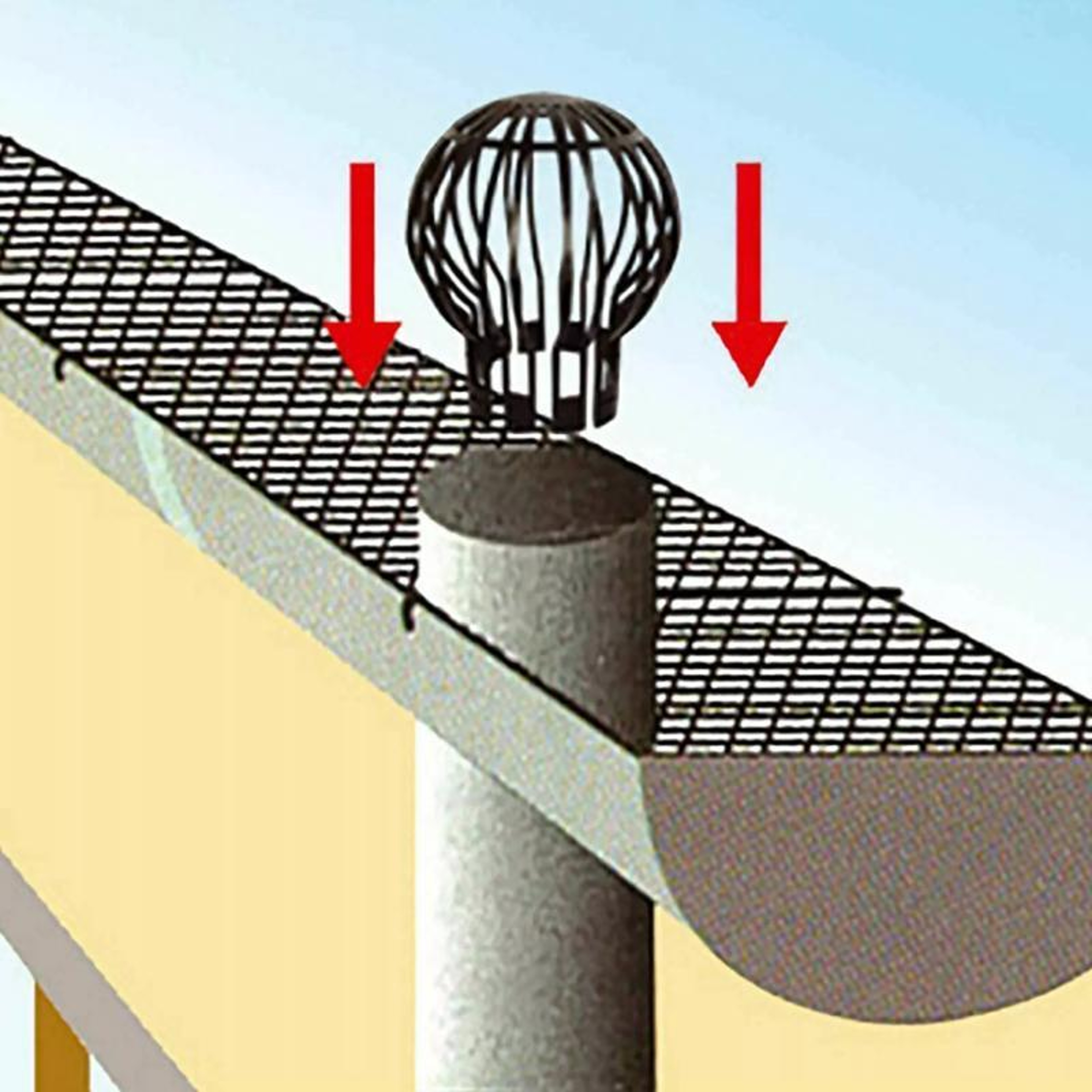 Roof Gutter Guard Cover With Drain Filter Stopper For Leaves And Debris Protection 2