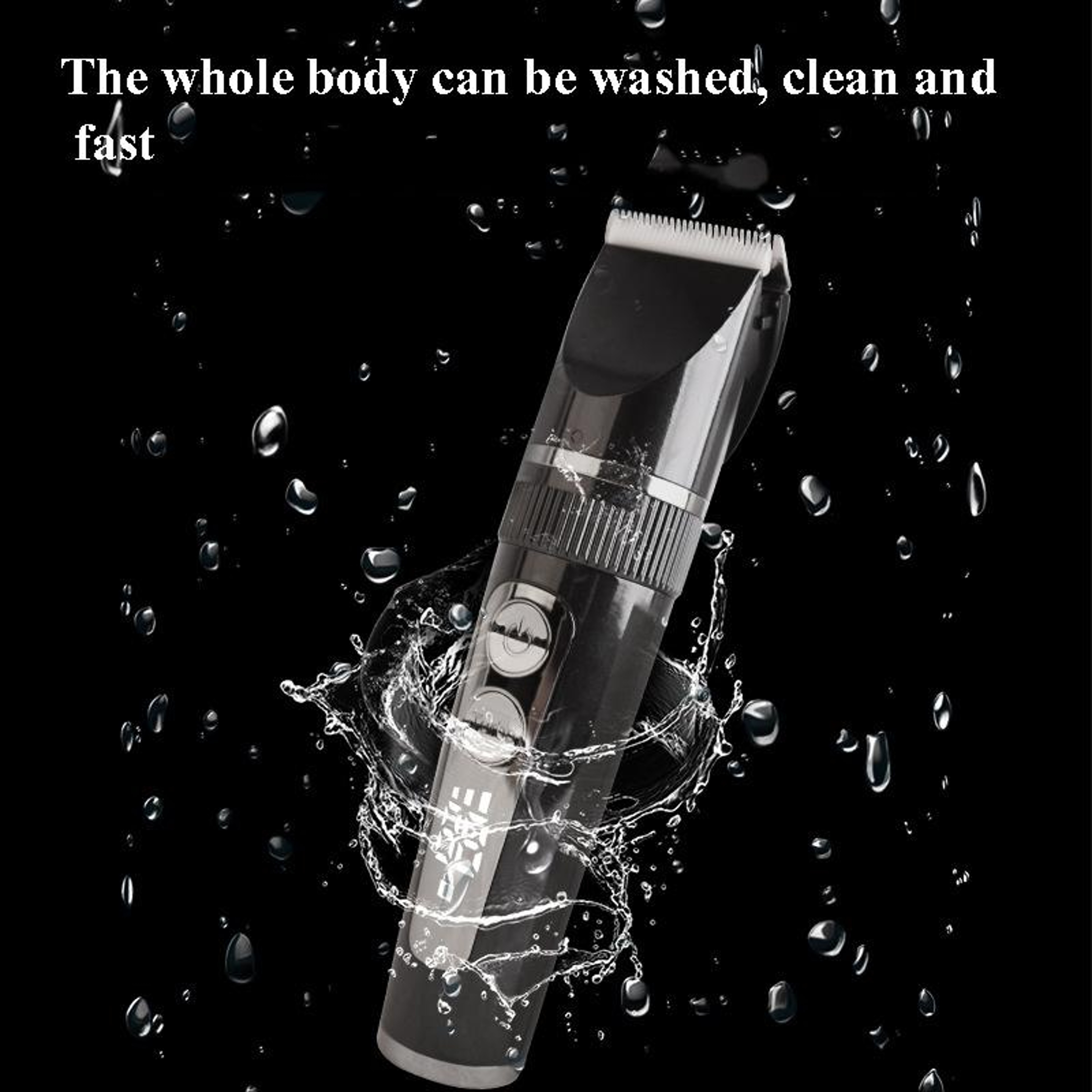 Smart LCD Baby  Family Hair Clipper Set With AntiPinch Safety And Waterproof Design 5