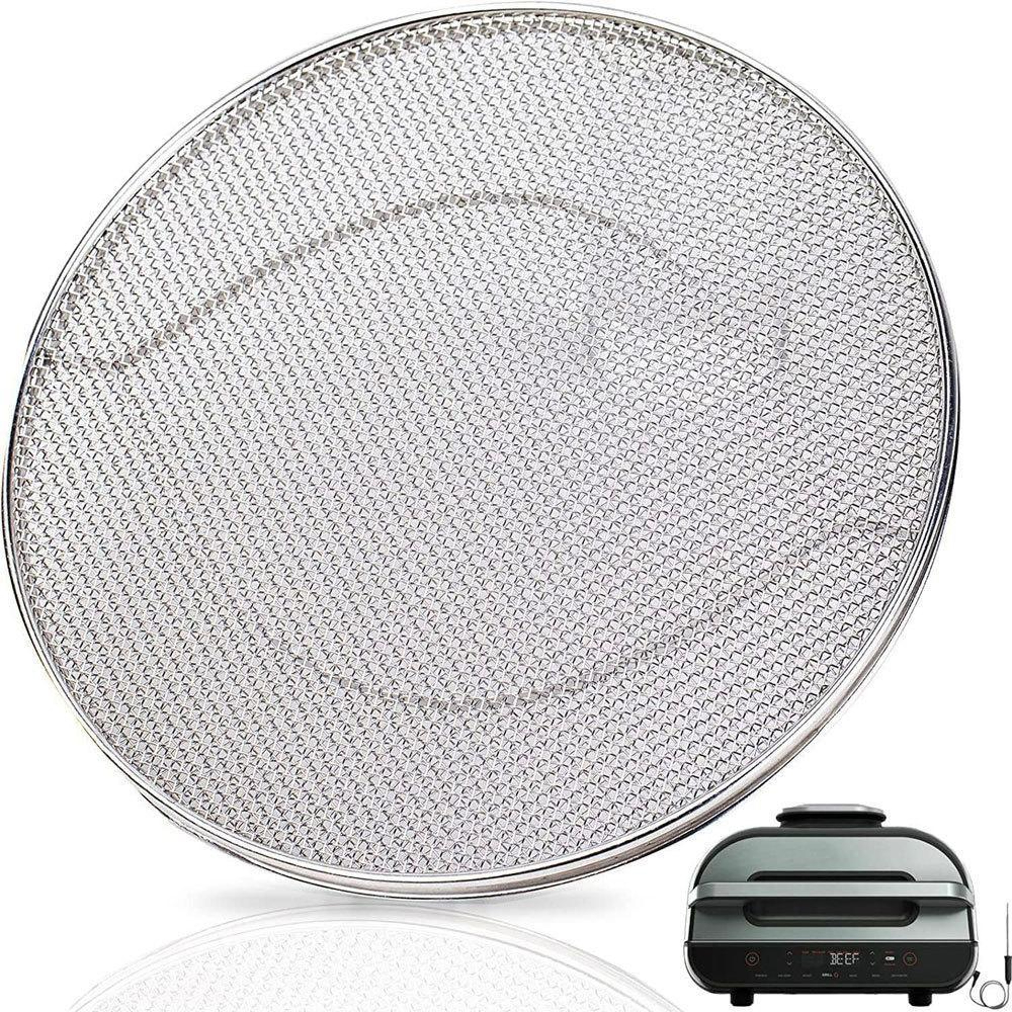 Ninja Air Fryer Splatter Guard Double Layer Stainless Steel Screen 767 Inch Oil Splash Protector 1