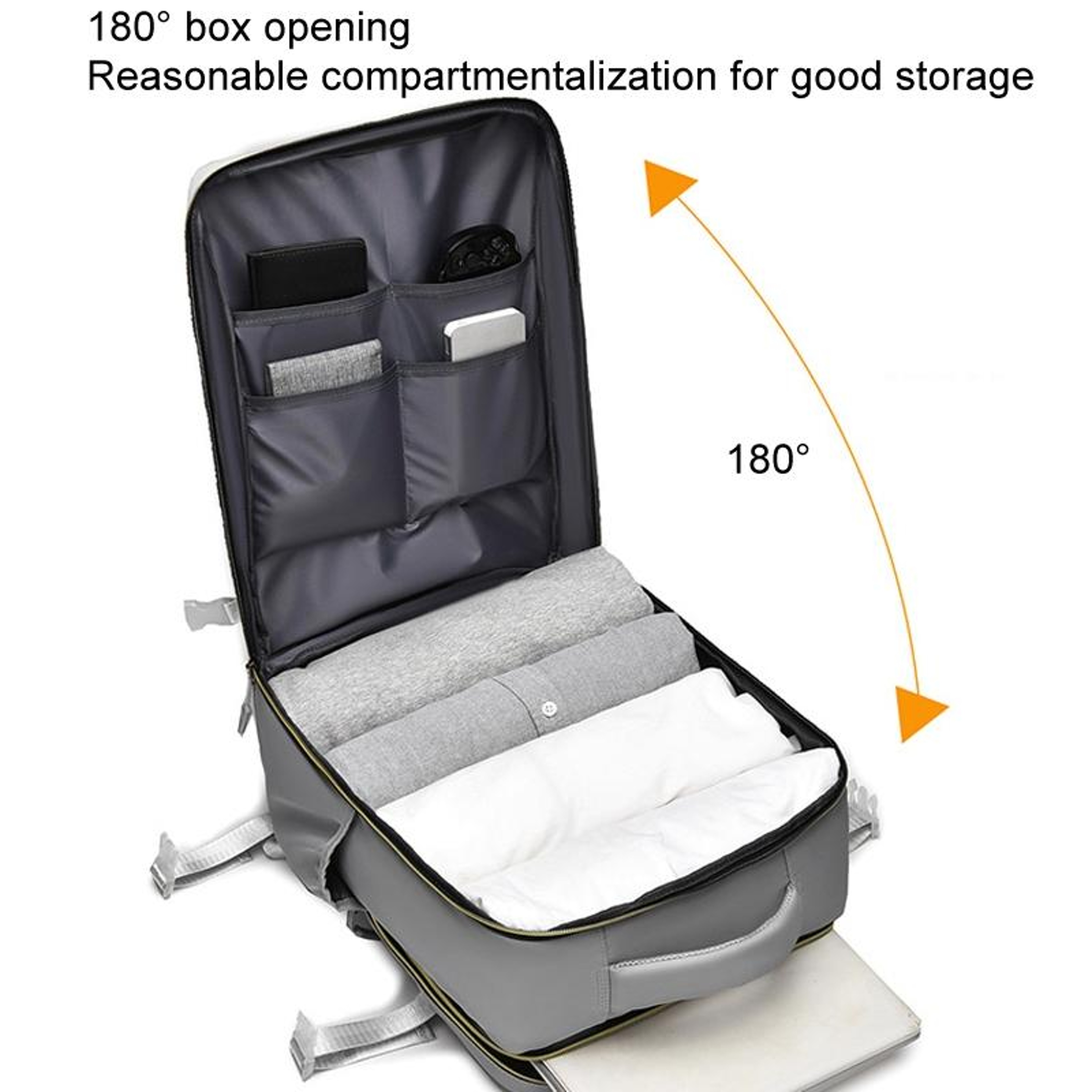 Large Capacity Travel Backpack Waterproof School Bag For Students  Daily Commute 5