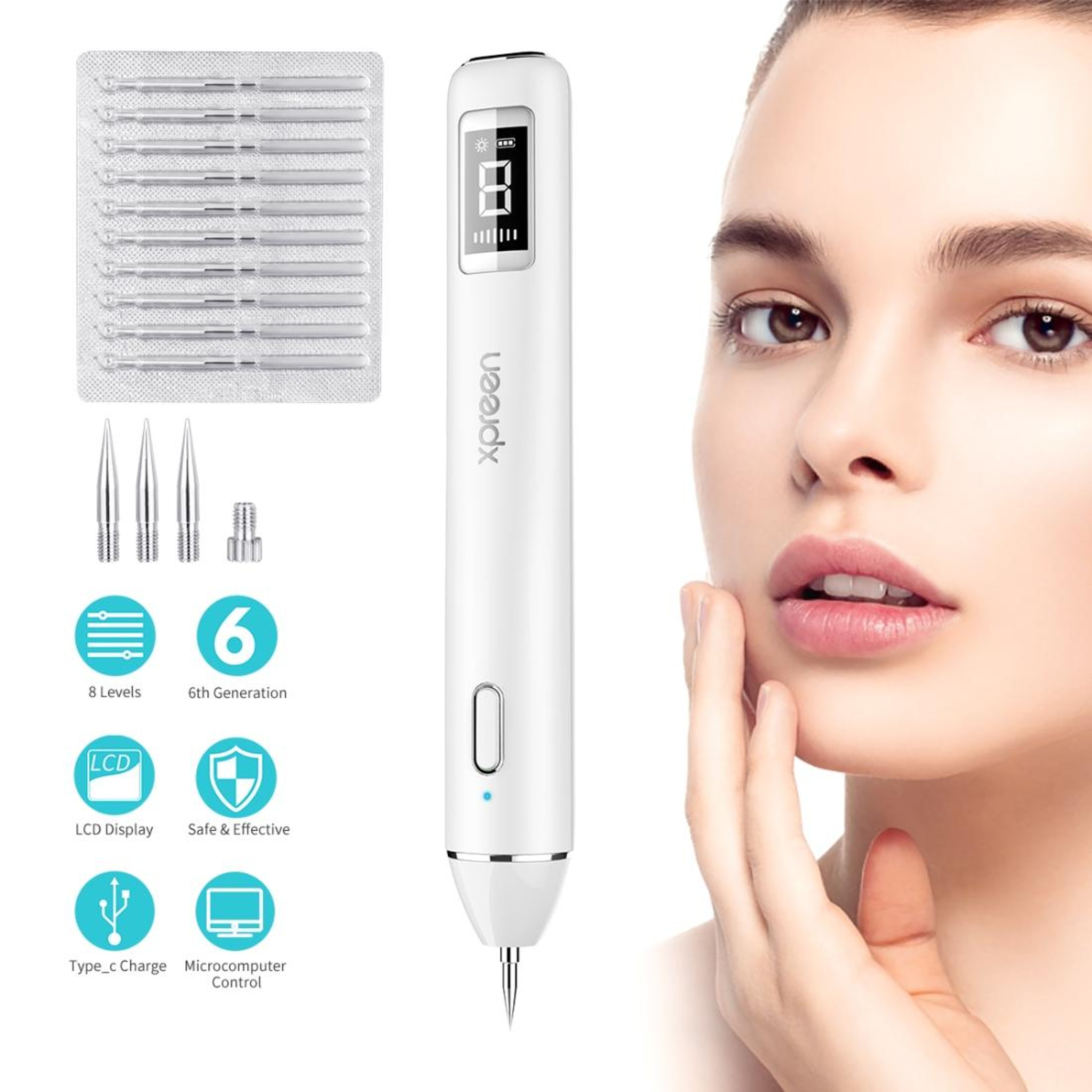 Professional Dark Spot Remover Pen with LED Screen & Adjustable Precision Levels – view 10