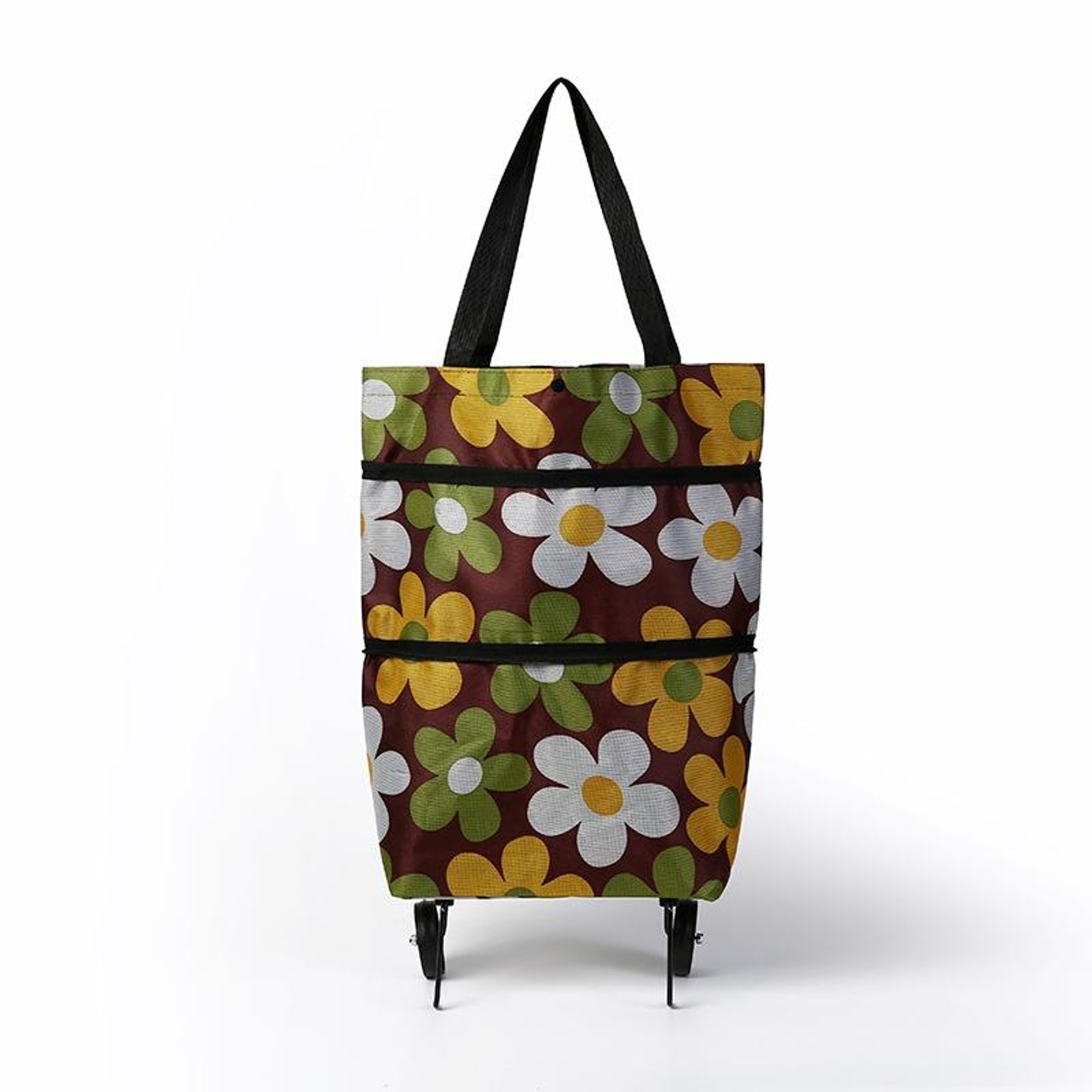 Ultimate Foldable Oxford Shopping Trolley Cart Portable Grocery Bag 9