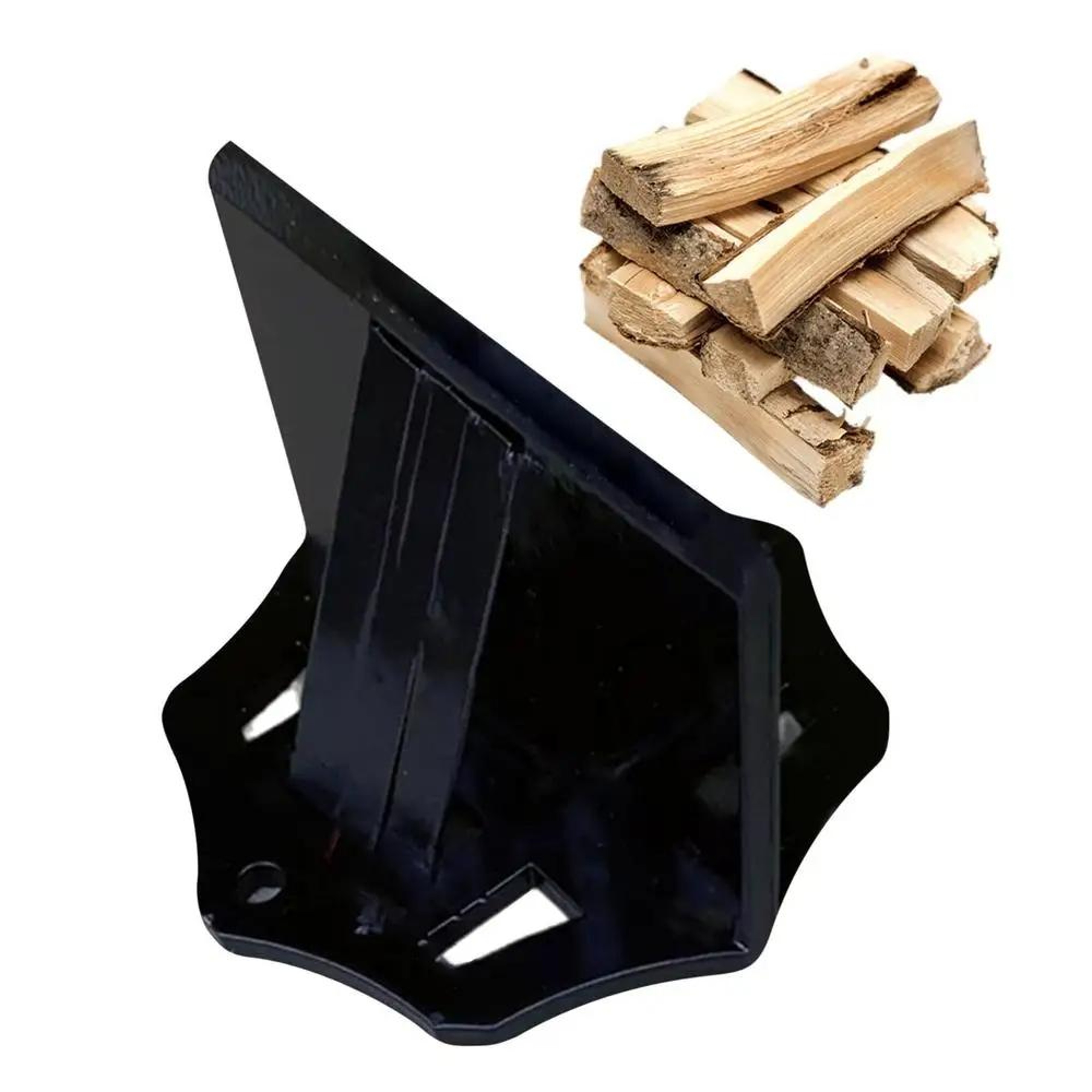 Pro Heavy Duty Manual Wood Splitter Safe Firewood Cutting Tool 2