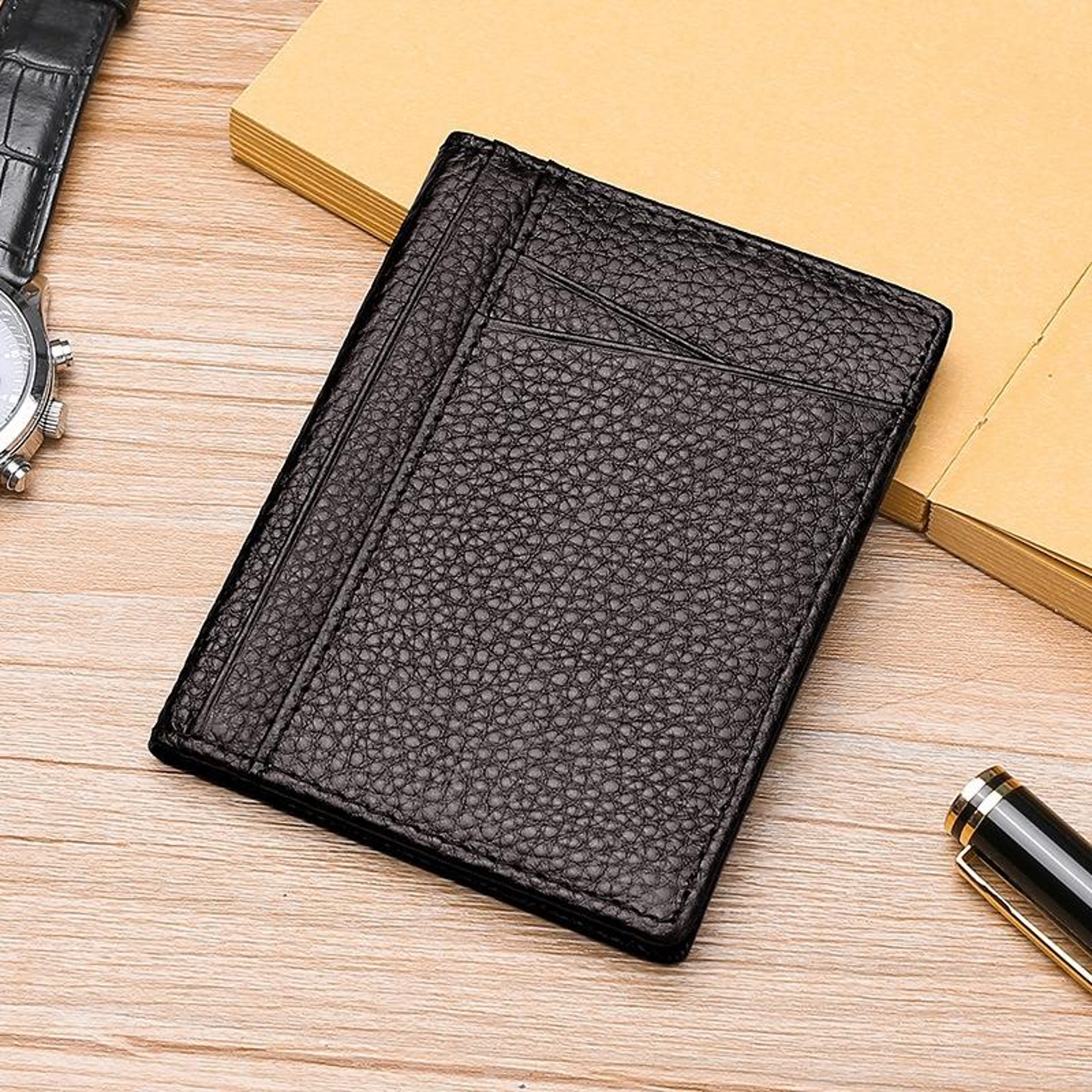 Slim RFID Blocking Wallet Leather Multi Card Holder For ID Bank Cards  Driver License 6