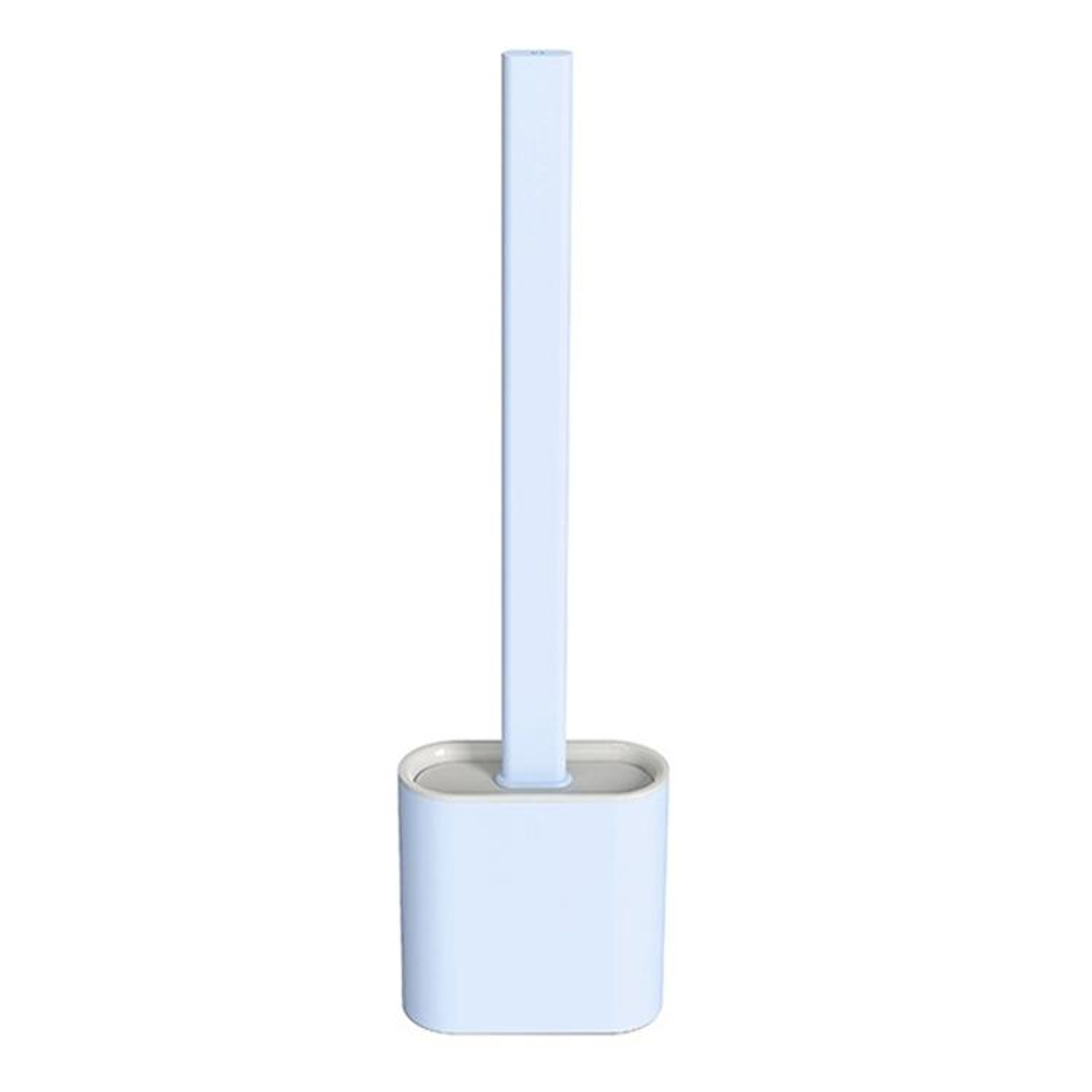 Silicone Toilet Gap Cleaning Brush With Long Handle  Ventilated Holder 6