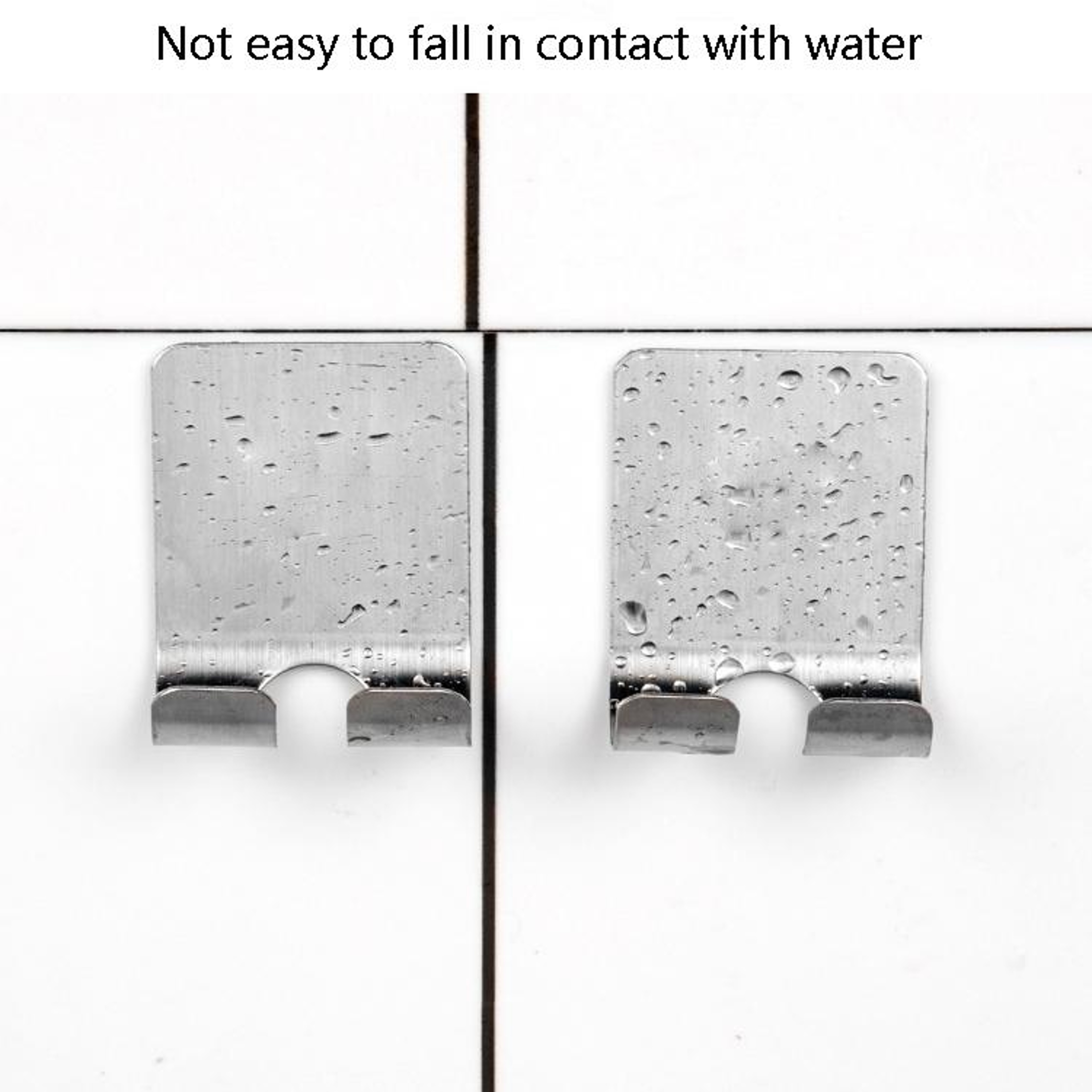 Stainless Steel Razor Holder Wall Hook for Bathroom Shower and Kitchen Storage – view 3