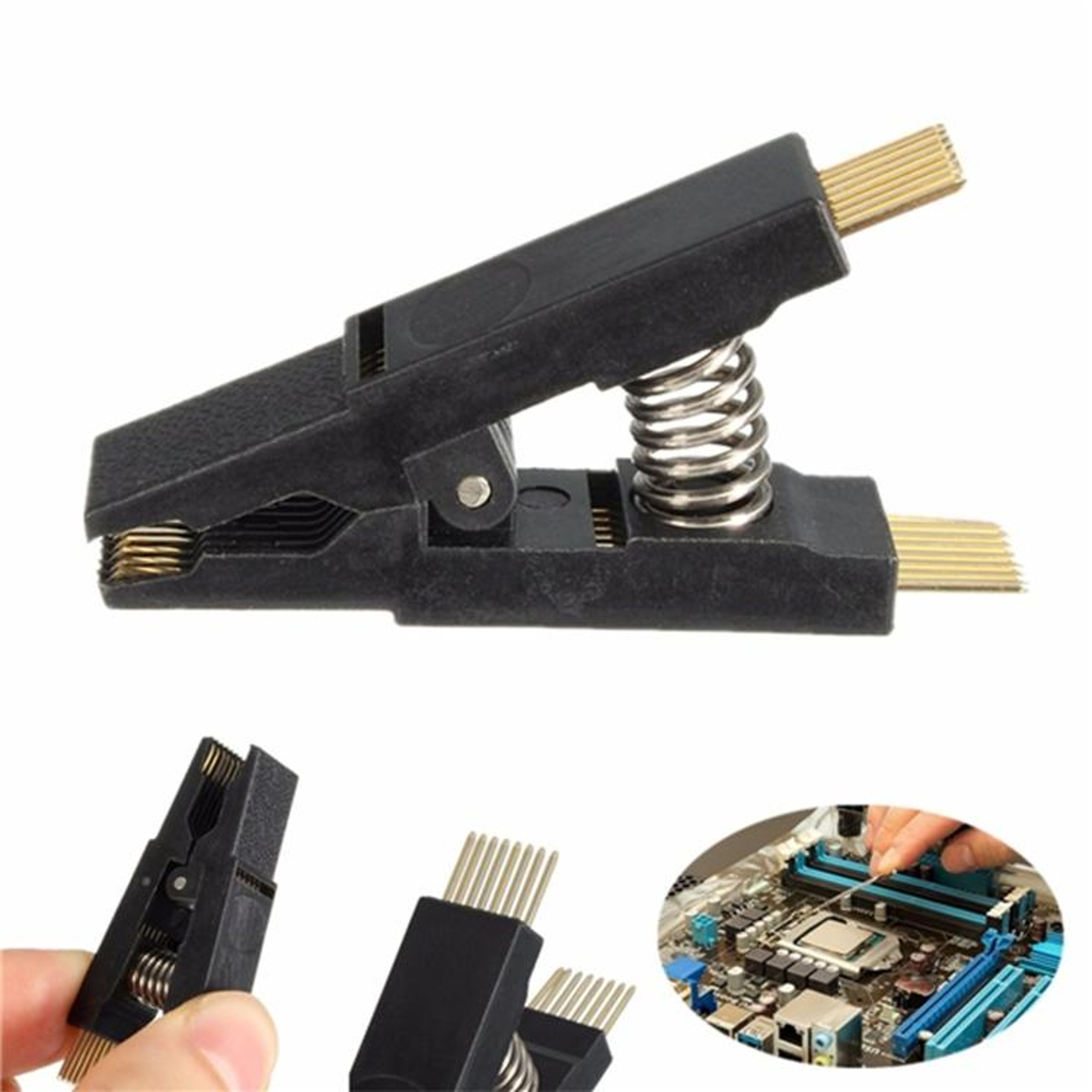 Universal IC Test Clip Programming Tool for In-Circuit Chip Testing & BIOS Repair – view 6