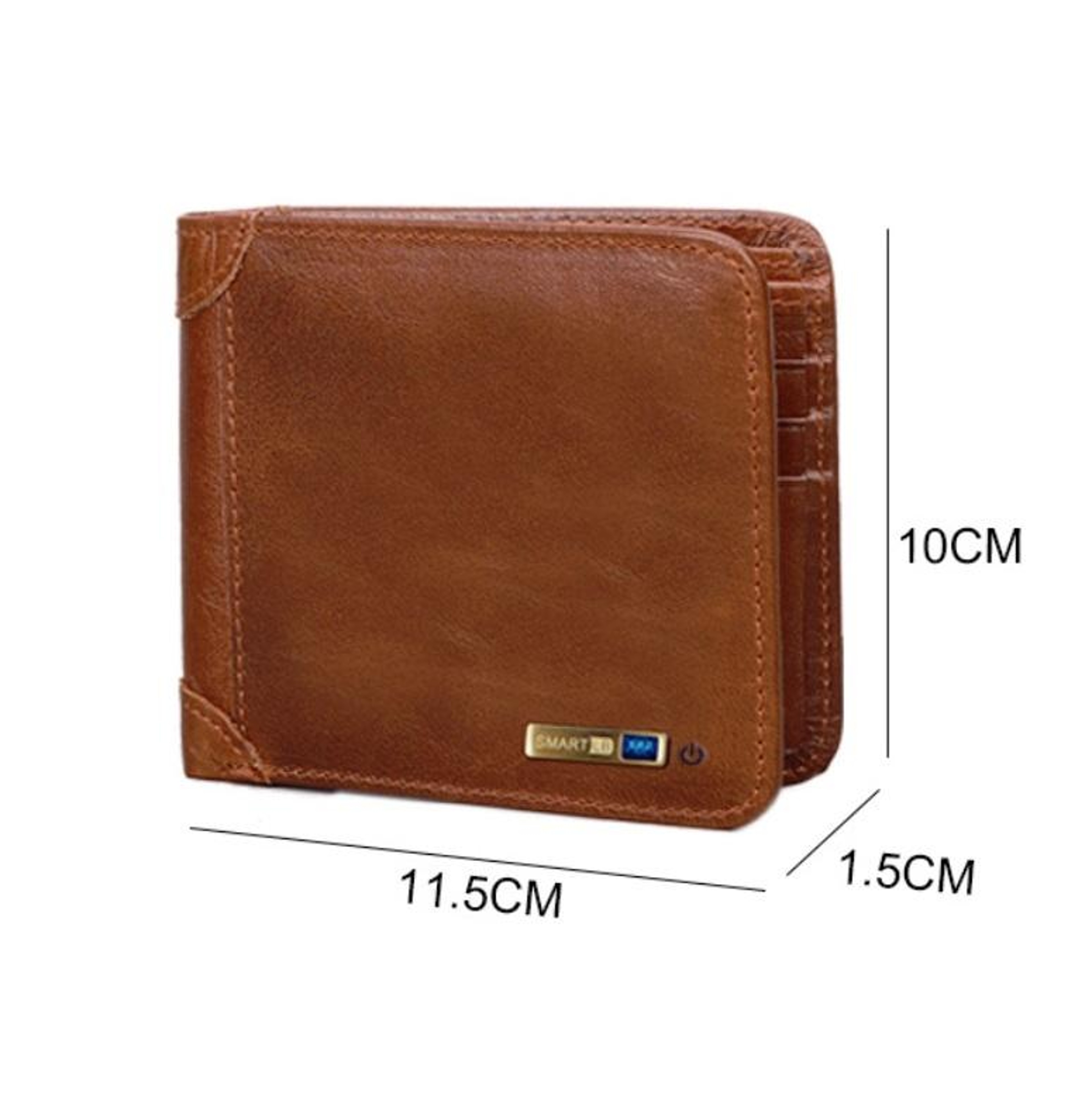 Smart AntiLost Leather Wallet For Men With Bluetooth Tracker  Selfie Remote 2