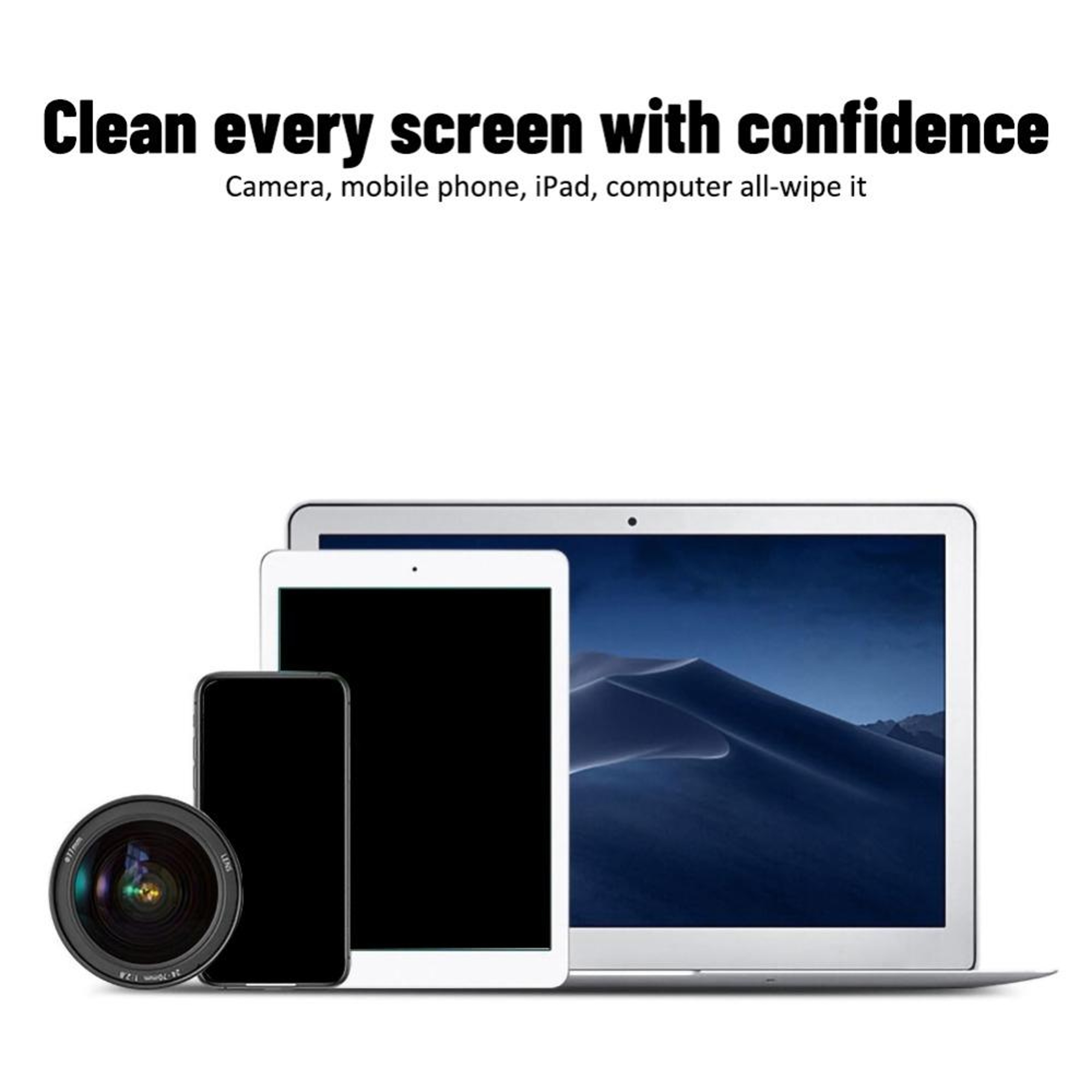 Portable 2in1 Screen Cleaner Spray For Phones Laptops  Camera Displays 9