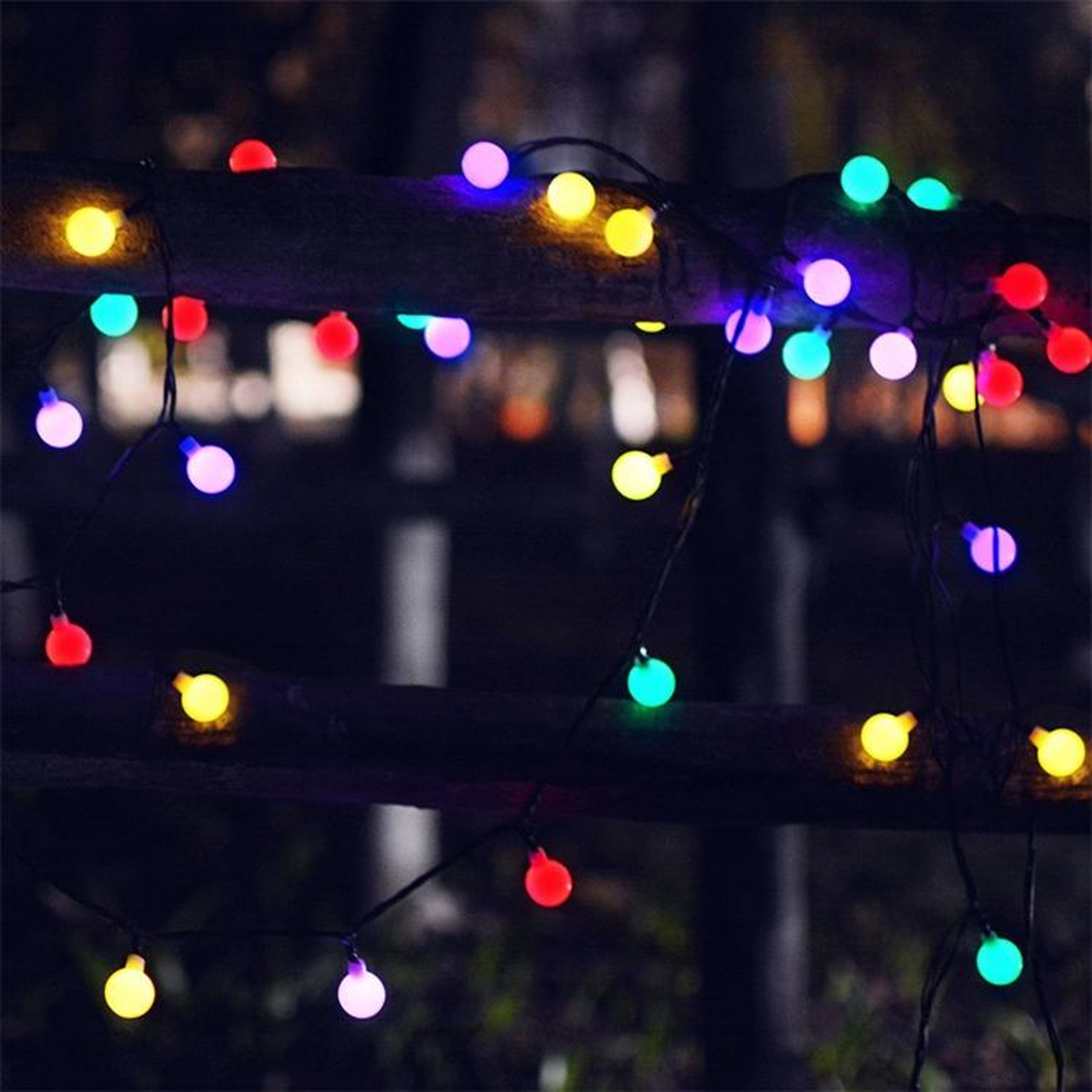 Solar Globe String Lights Outdoor Waterproof 30 LED Decorative Festival Lights 3