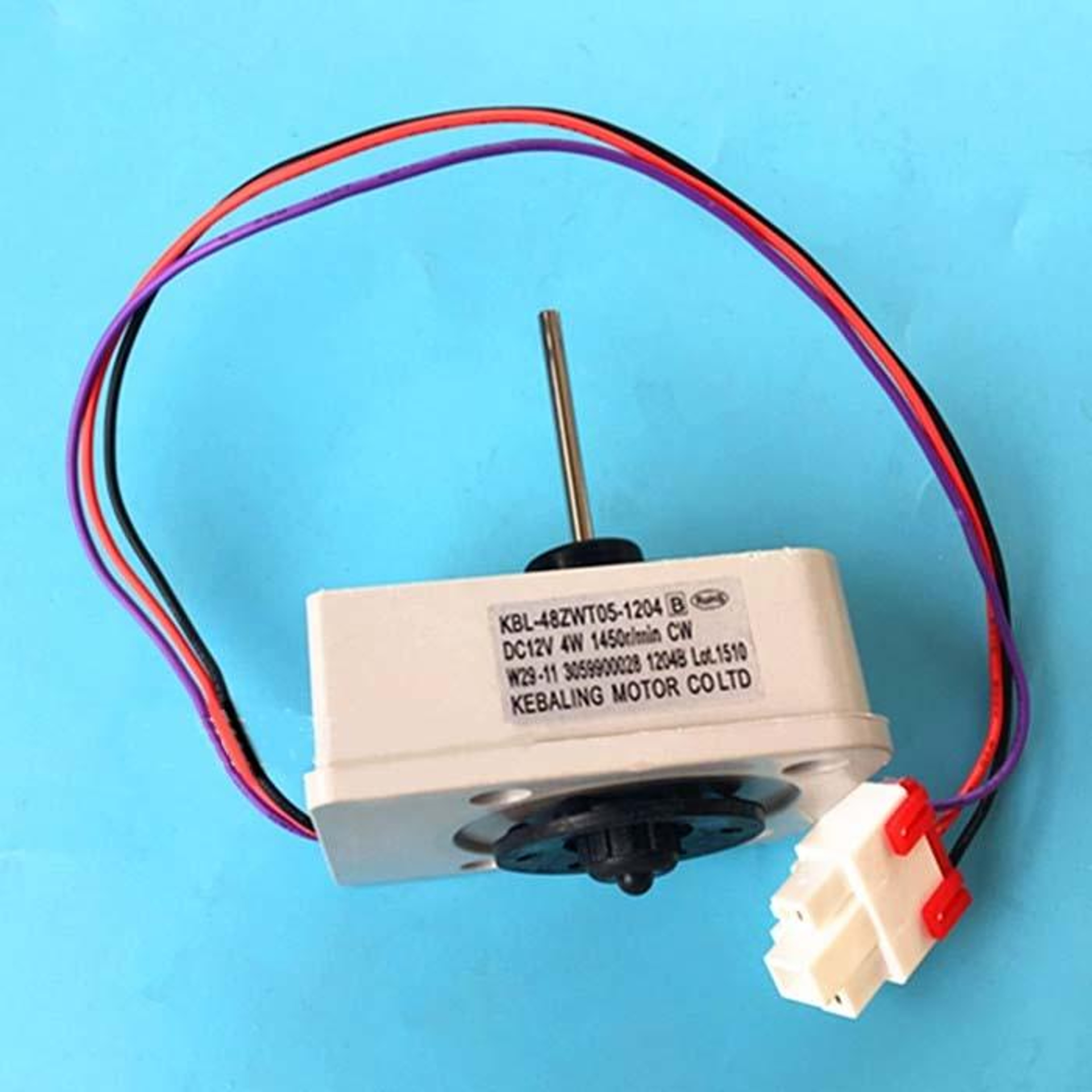 TCL Omar Refrigerator Fan Motor Replacement DC12V 4W Cooling Fan KBL-48ZWT05-1204 – view 3