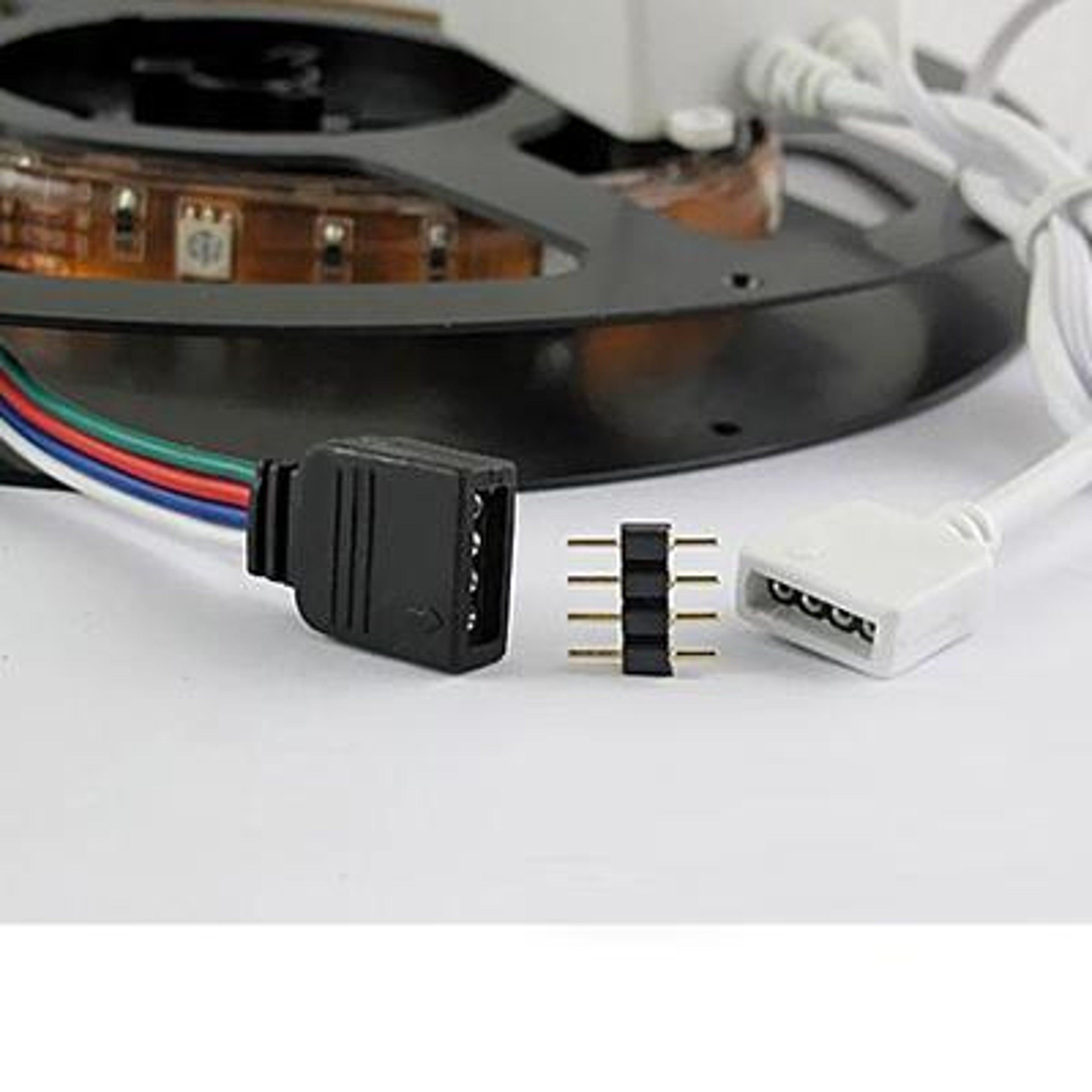 4 Pin RGB LED Strip Male Connector Pack For SMD Lighting Systems 2