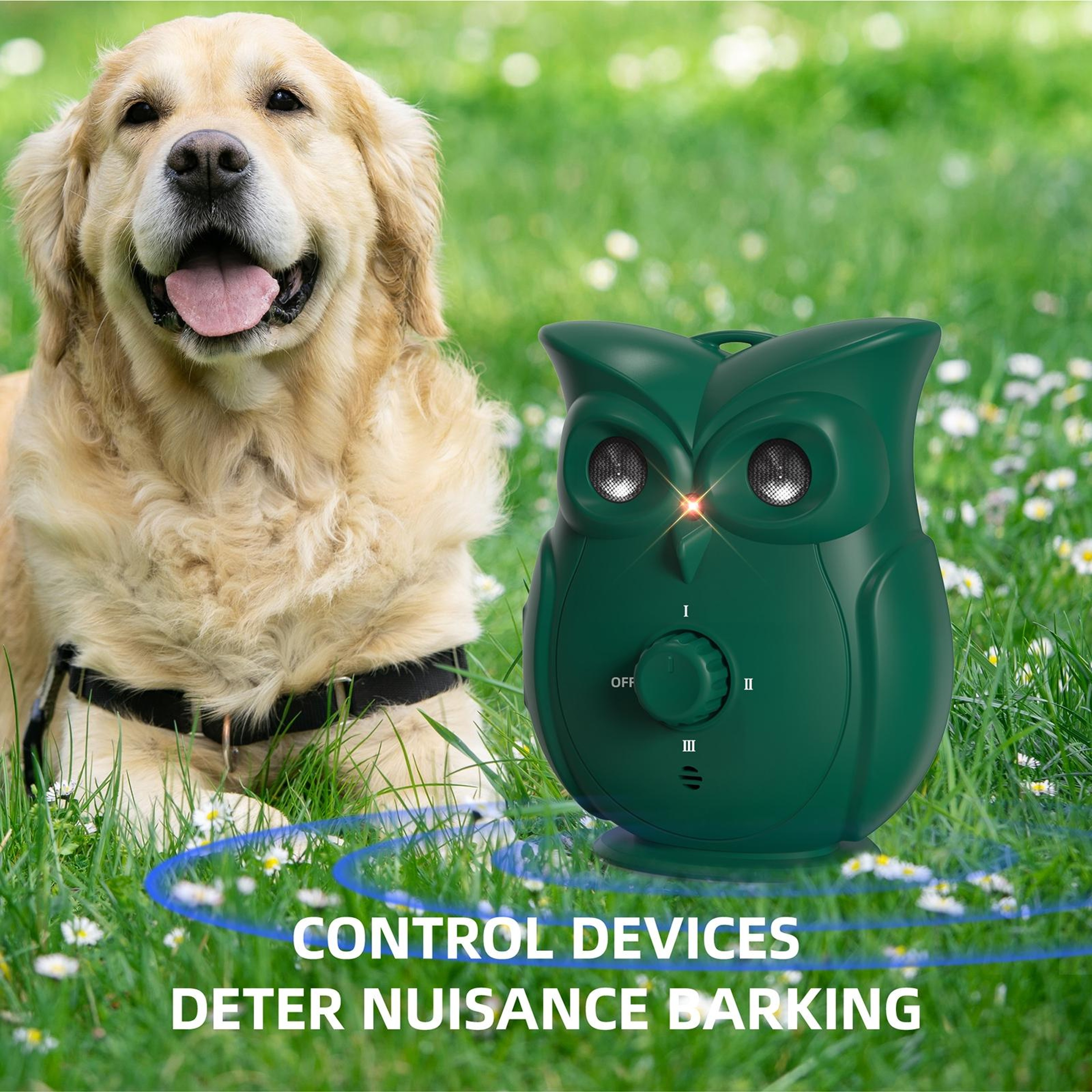 Ultrasonic Bark Deterrent Dog Training Device with Adjustable Sensitivity – view 7