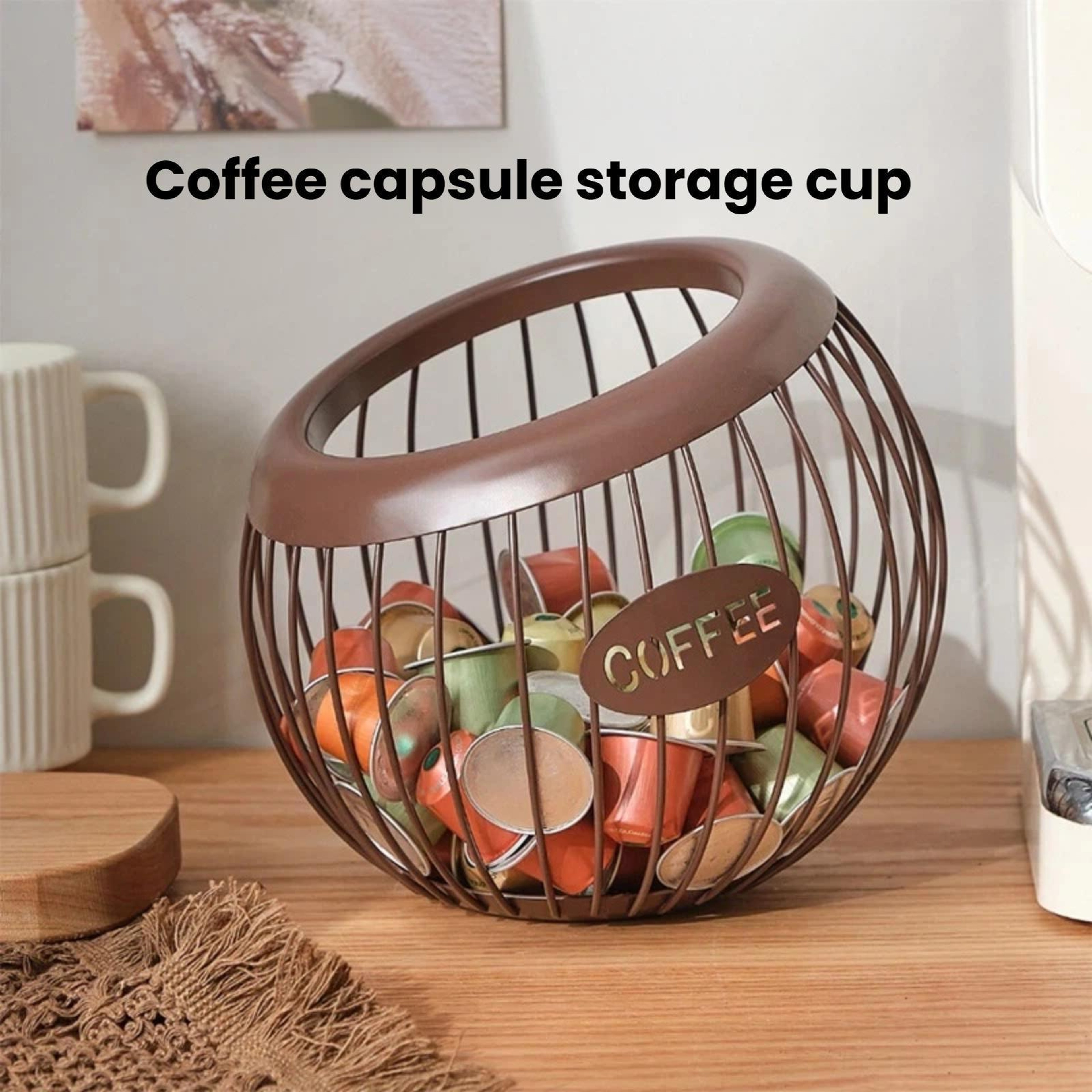 Modern Coffee Capsule Holder Display Rack For Kitchen Counter  Coffee Bar Storage 1