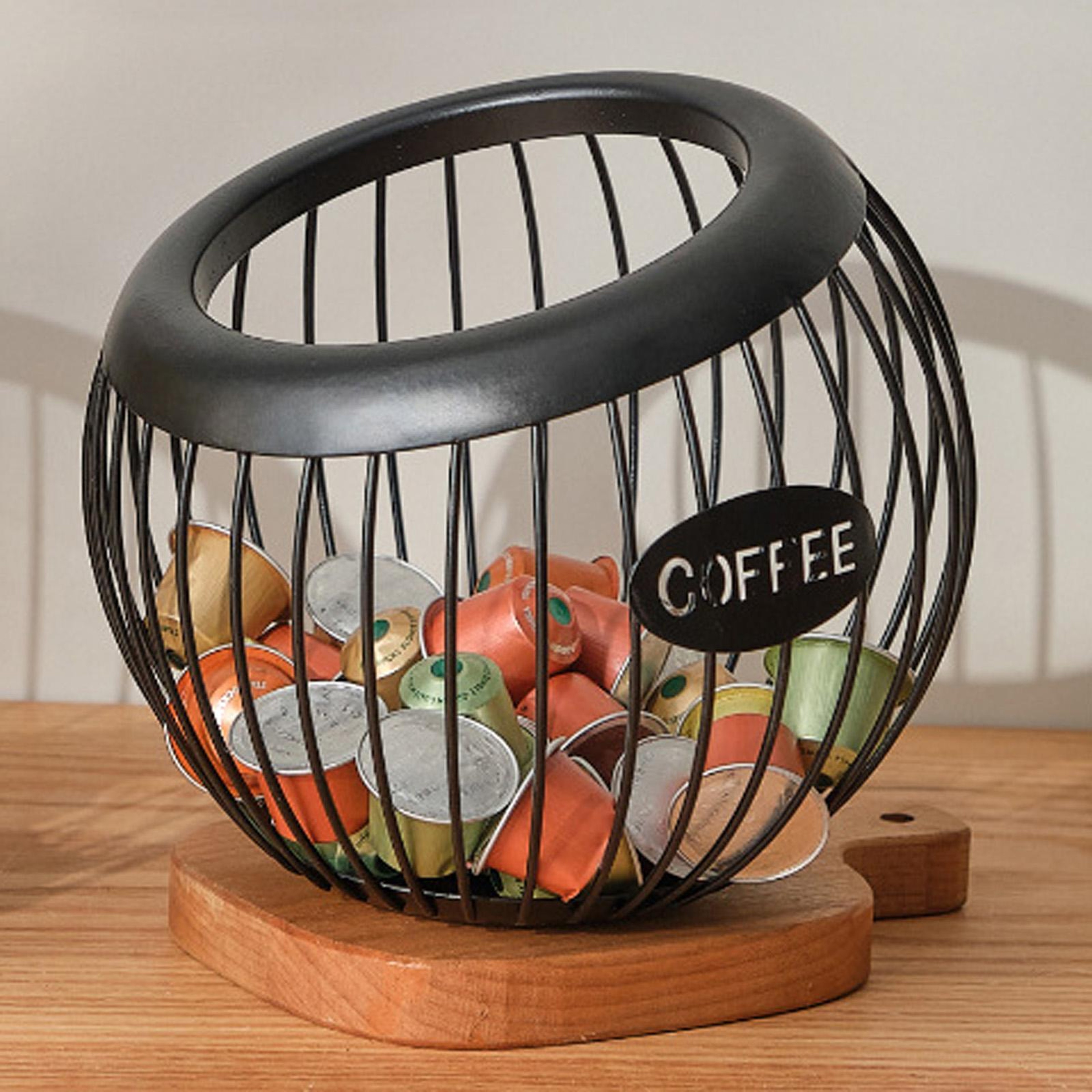Modern Coffee Capsule Holder Display Rack For Kitchen Counter  Coffee Bar Storage 8