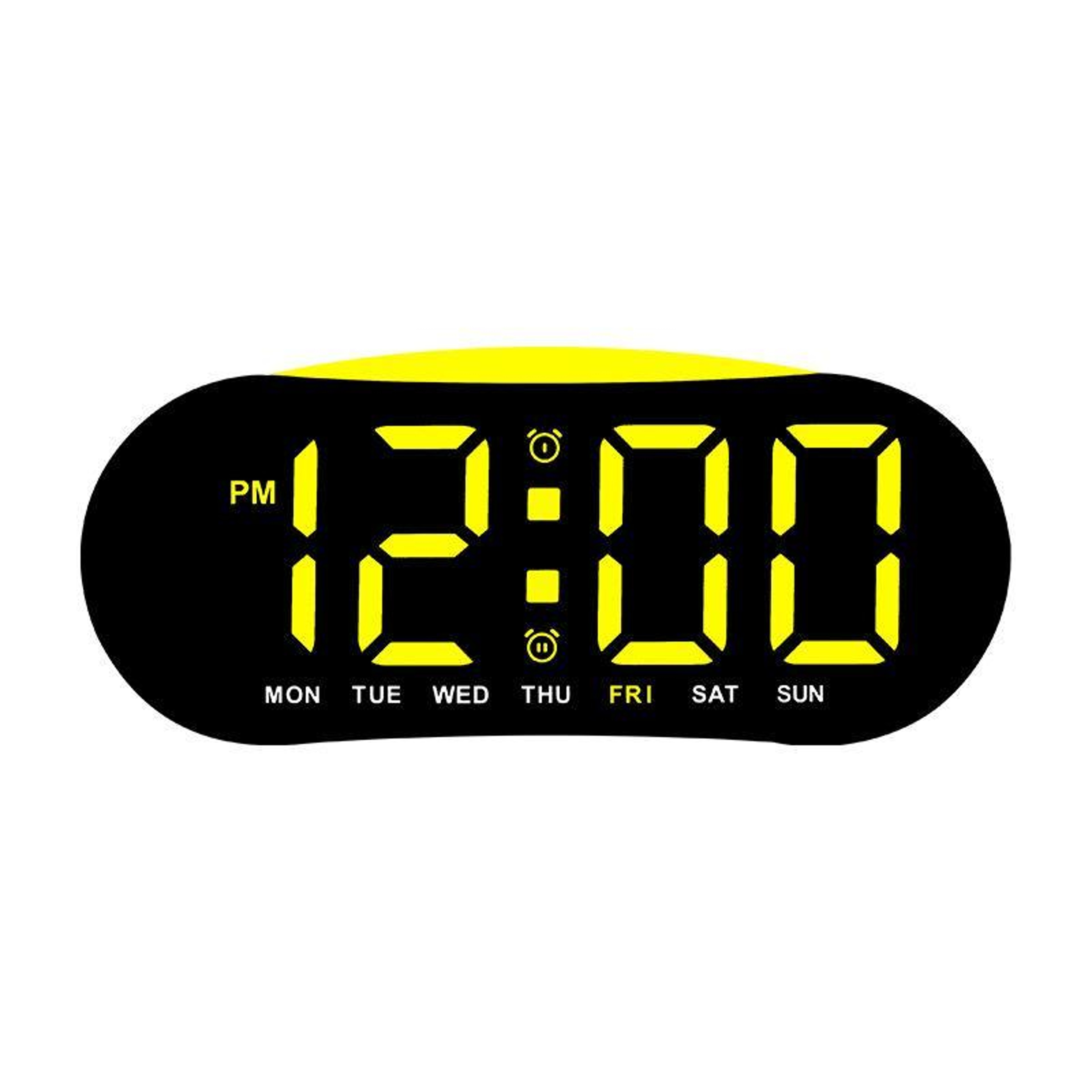 Smart LED Digital Alarm Clock with Night Light, Dual Alarms, Date & Temperature Display – view 13