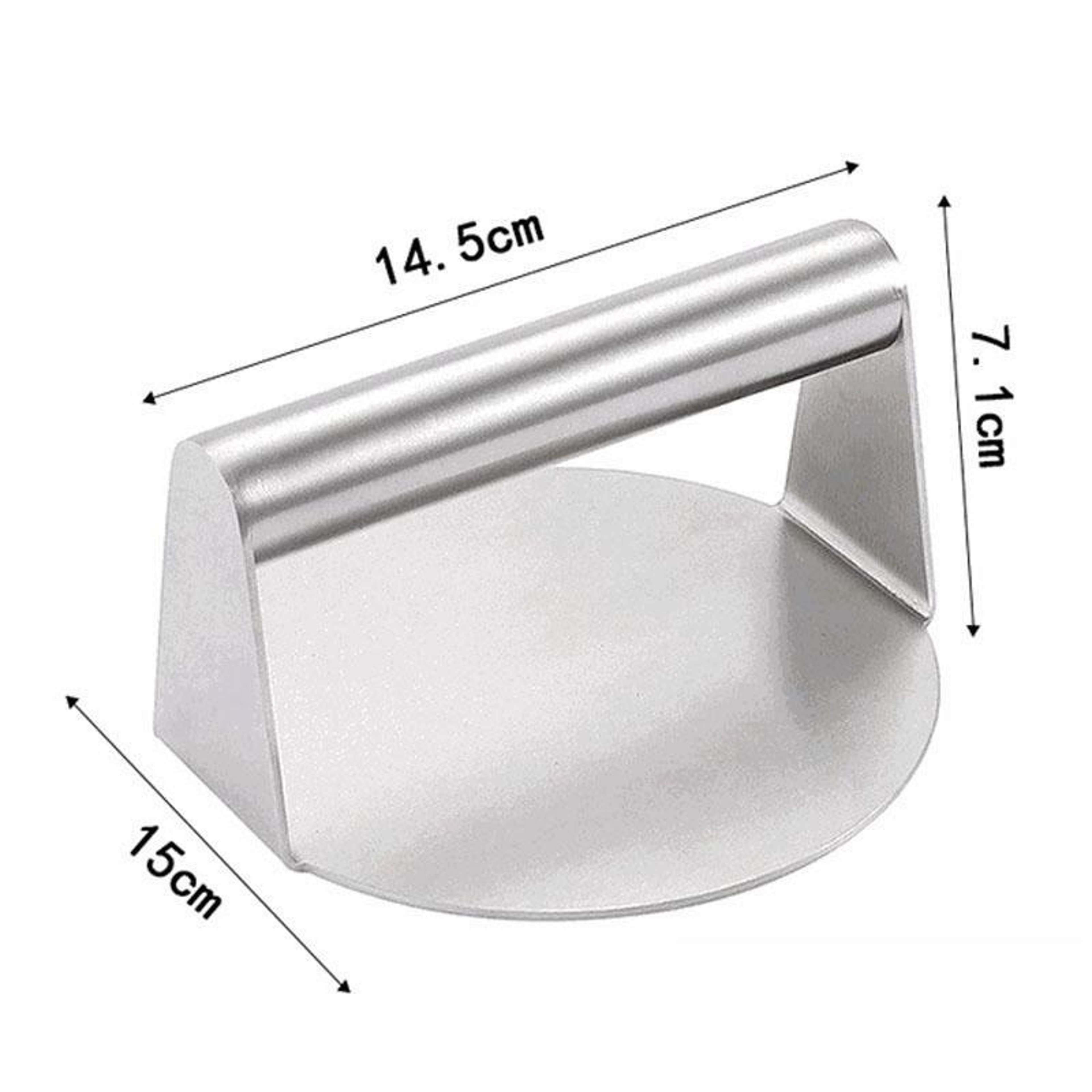 Stainless Steel Hamburger Patty Press Heavy Duty Burger Press For Perfect Homemade Patties 5