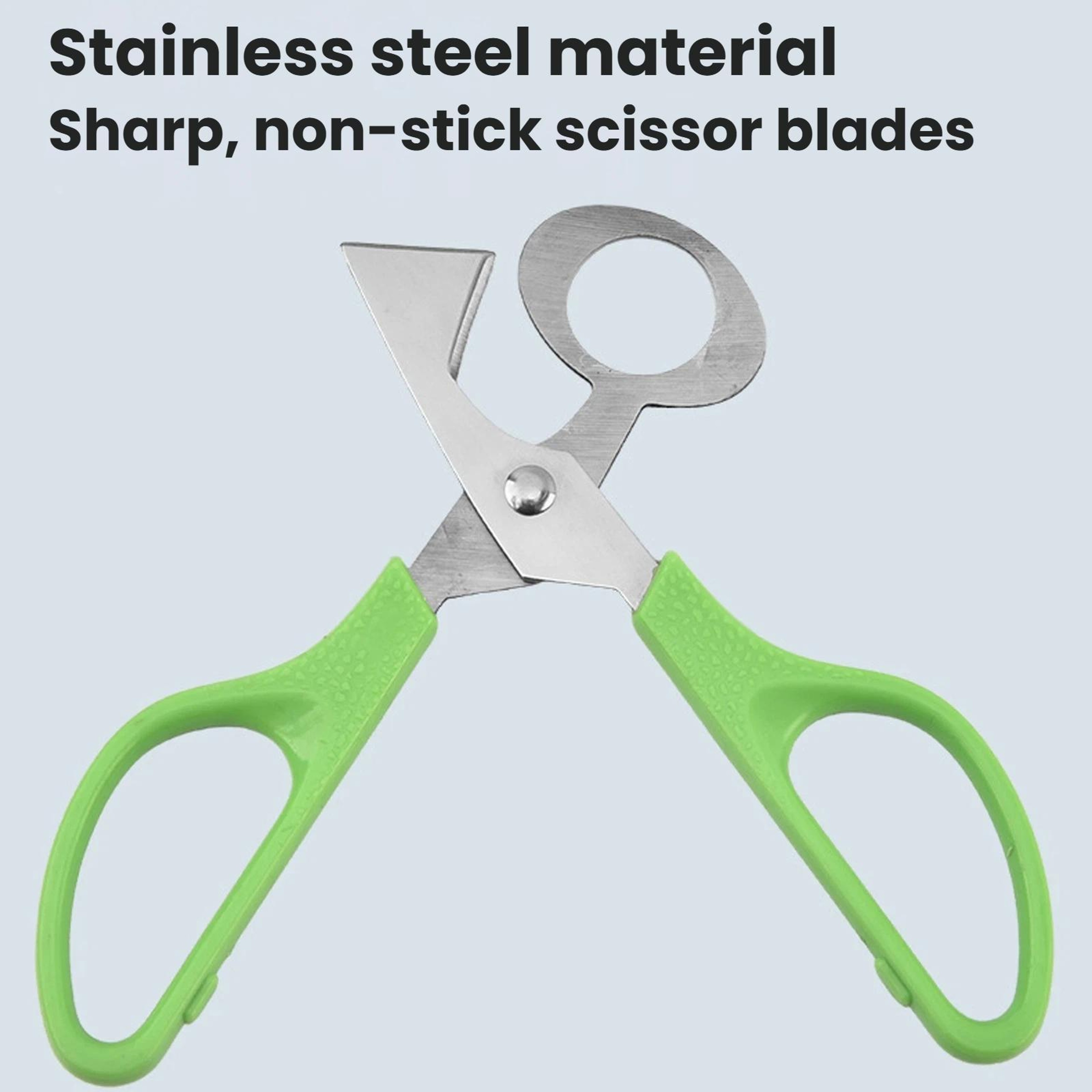 Quail Egg Scissors Stainless Steel Egg Cutter For Clean Shell Removal 2