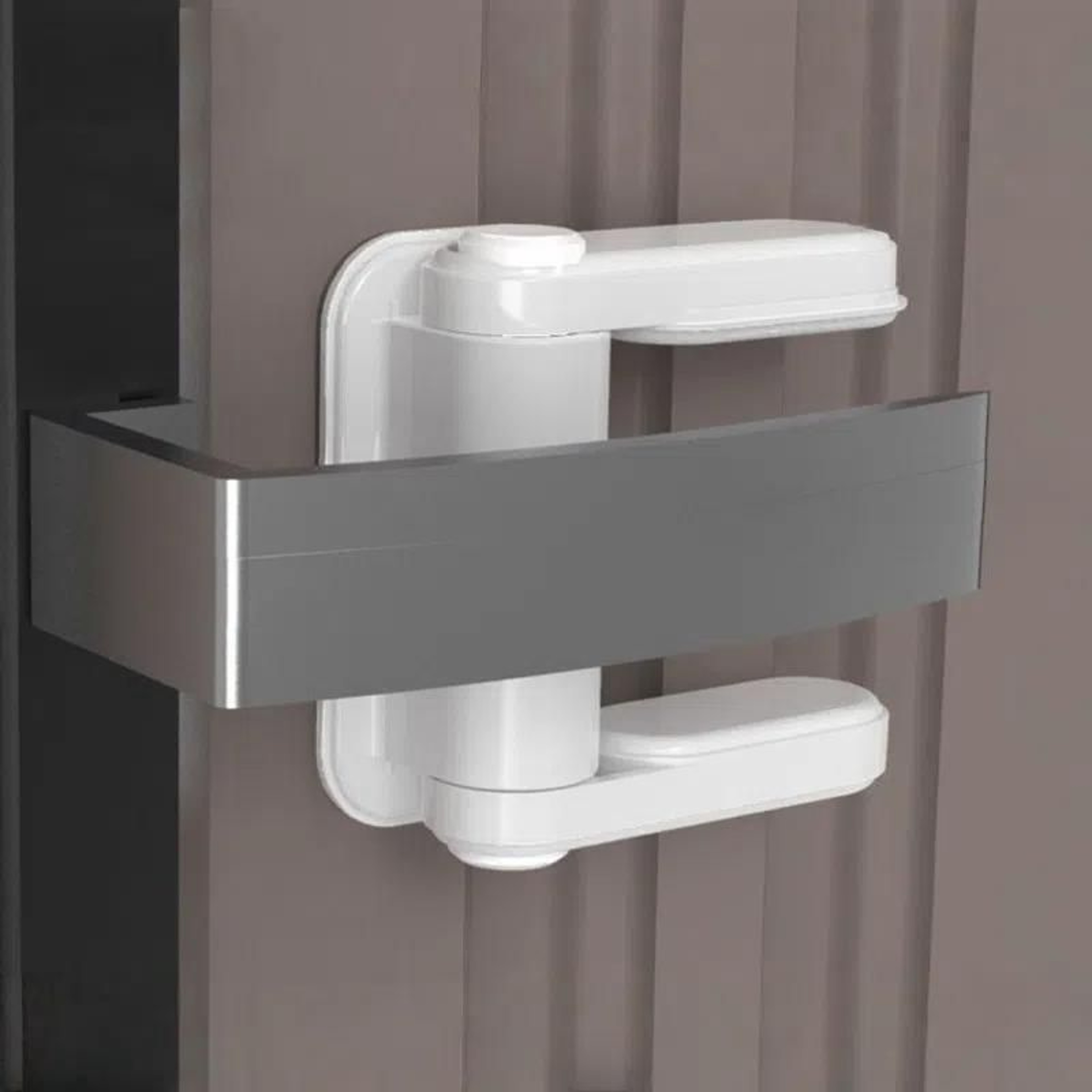 SafeGuard 180 Child Safety Door Lock For Cabinets Drawers  PetProof Home Security 0