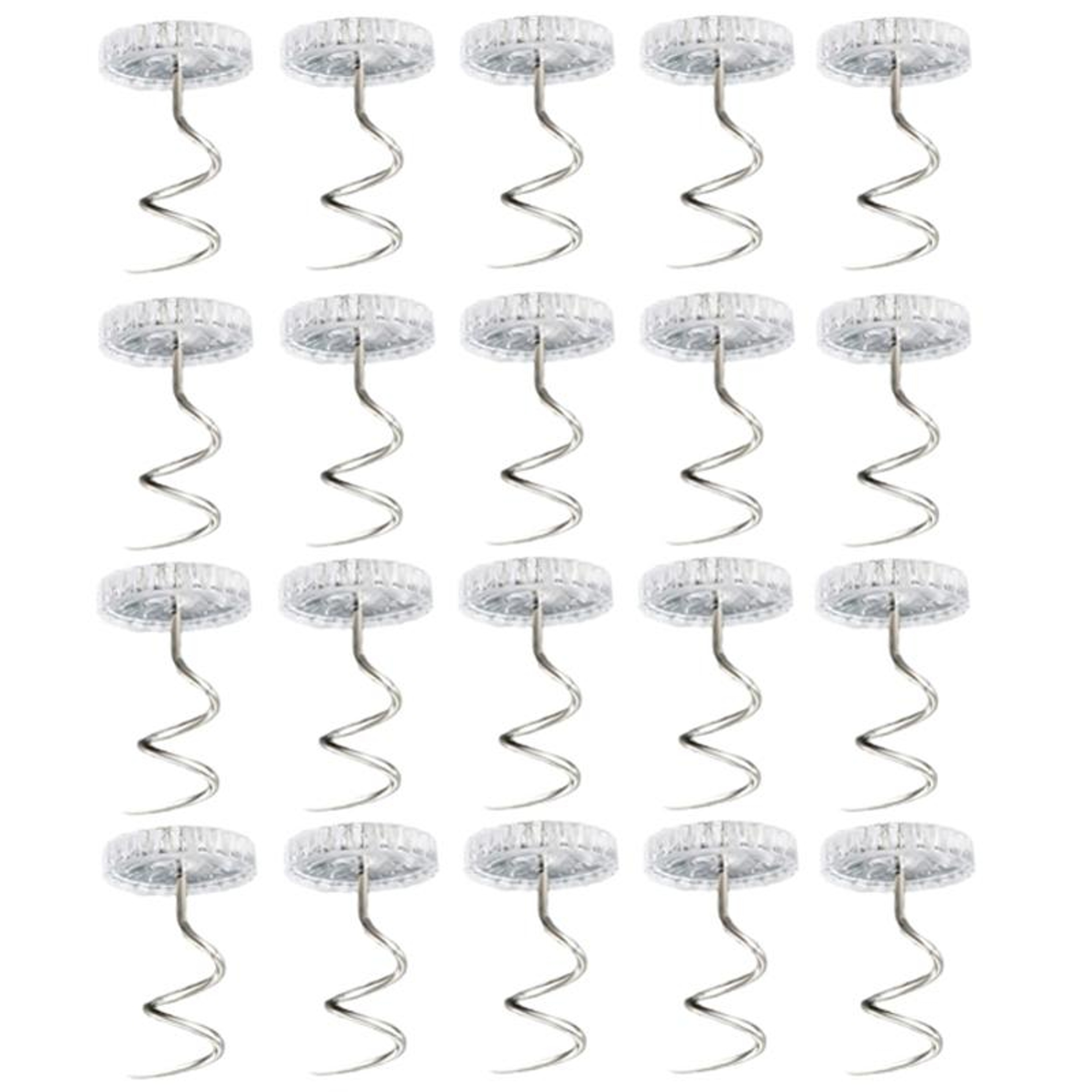 Transparent Twist Pins For Bed Sheets Sofa Cushions  Slipcovers 20PCS 1