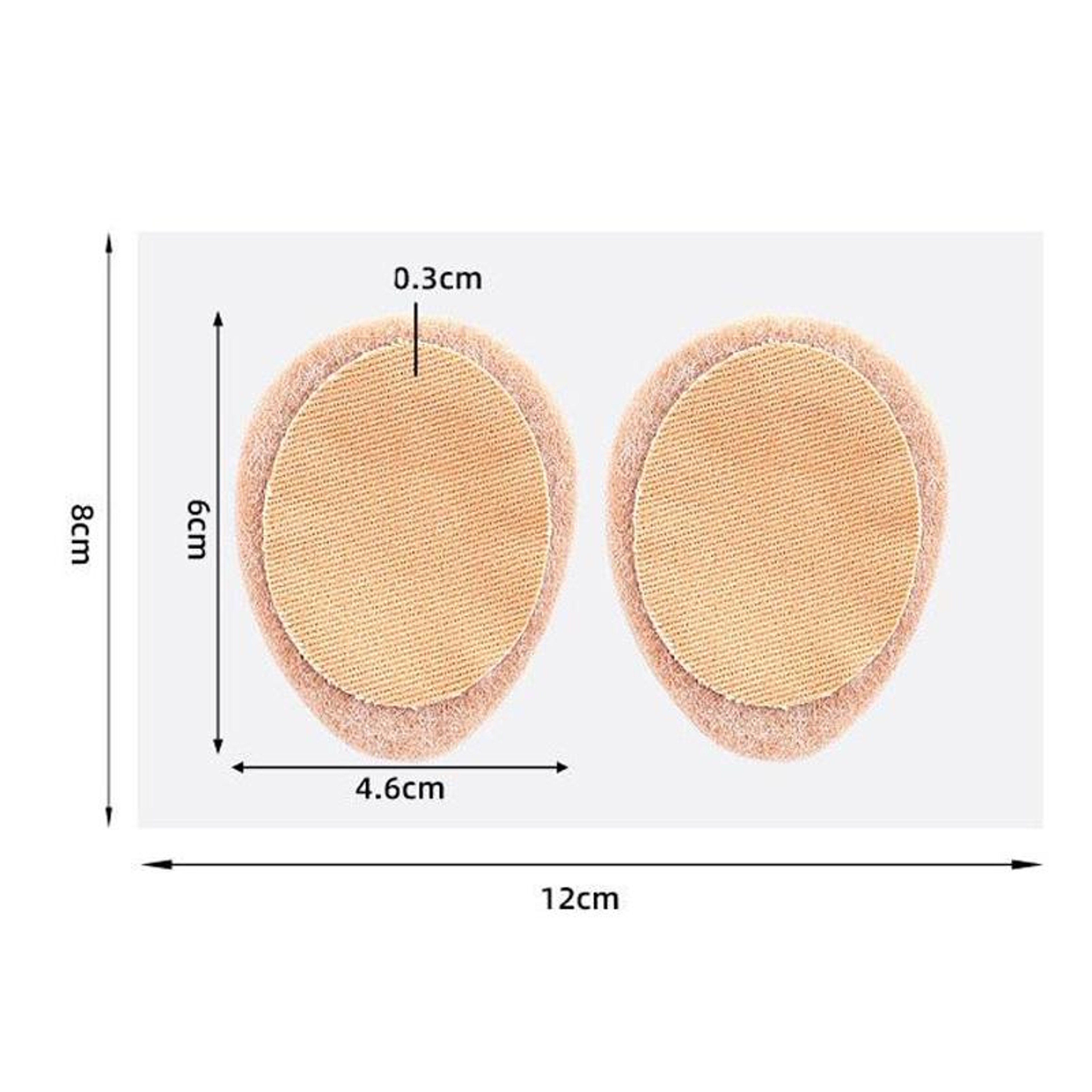 Soft Felt Foot Blister Protection Pads for Heels & Callus Relief – view 3