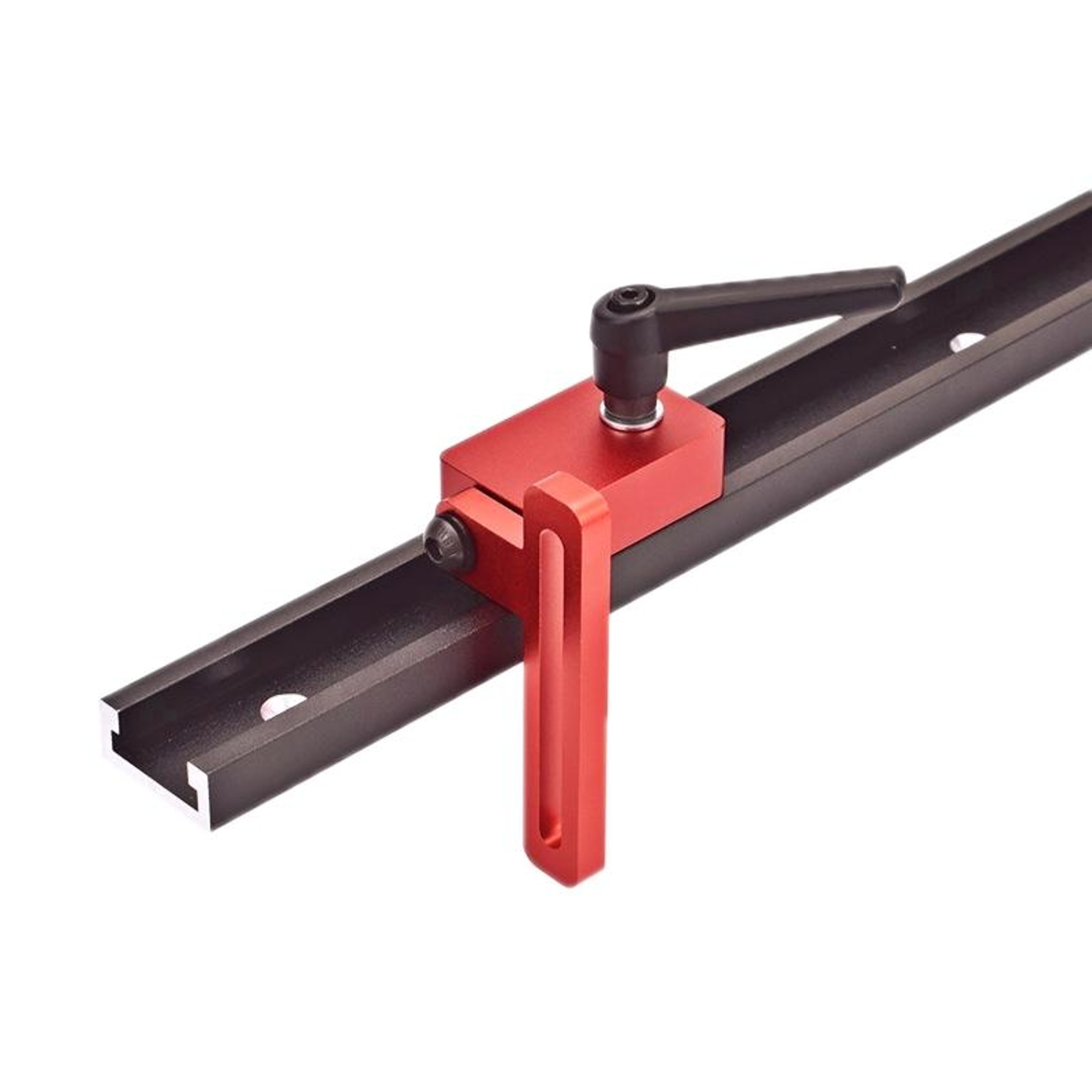 Precision T Track Stop Woodworking Slide Limiter  Track Positioner Tool 2