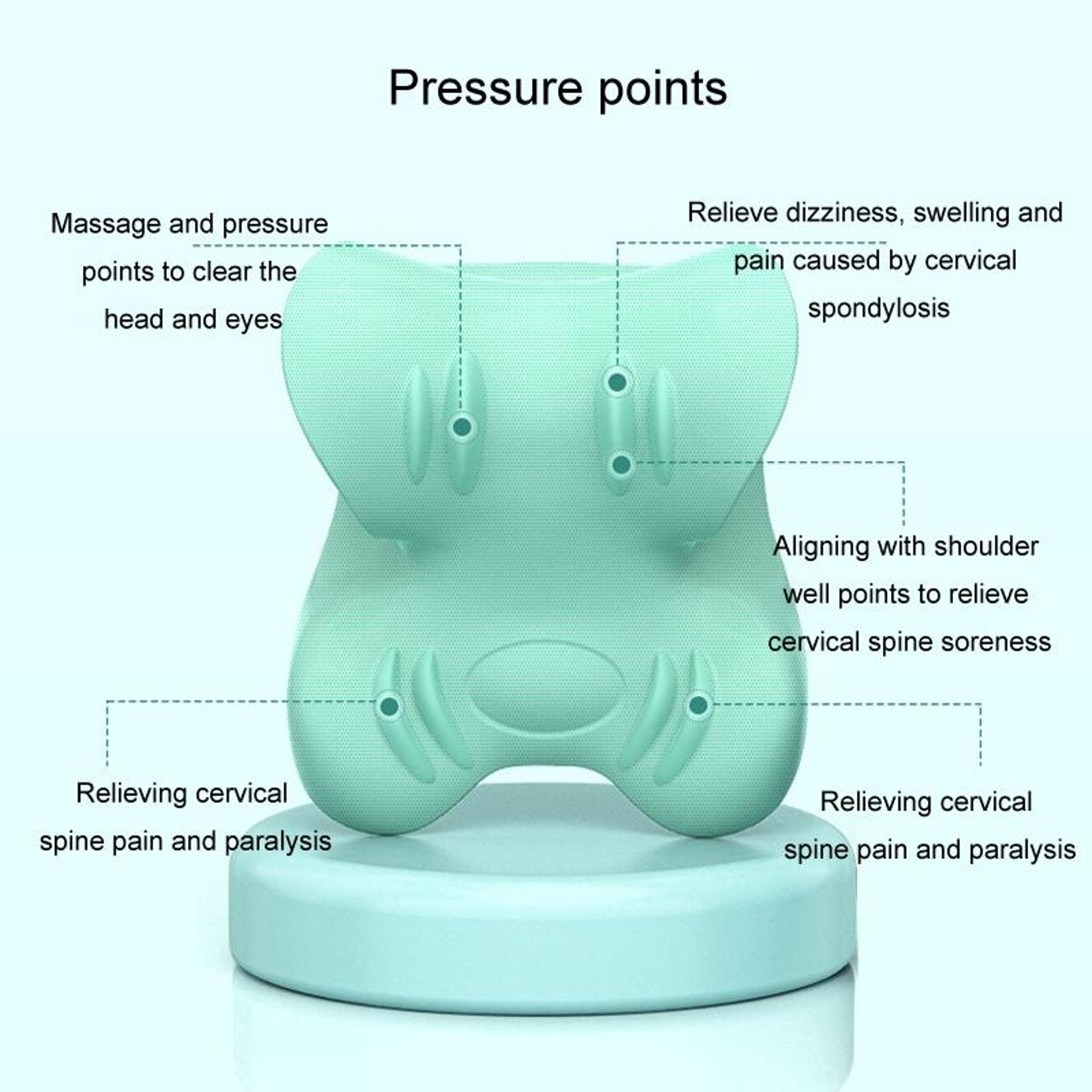 Cervical Traction Pillow Neck Pain Relief  Posture Corrector Support 1