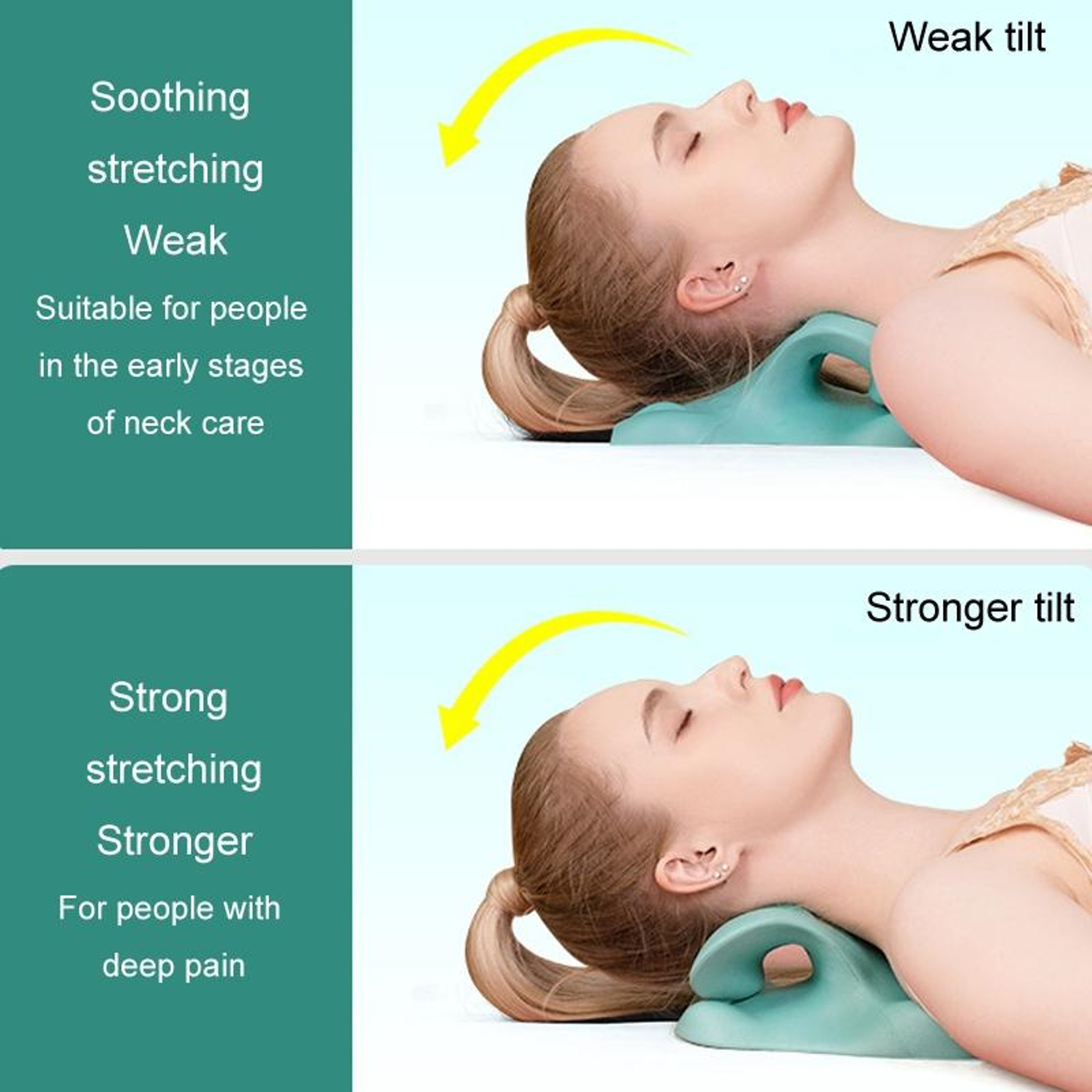 Cervical Traction Pillow Neck Pain Relief  Posture Corrector Support 4