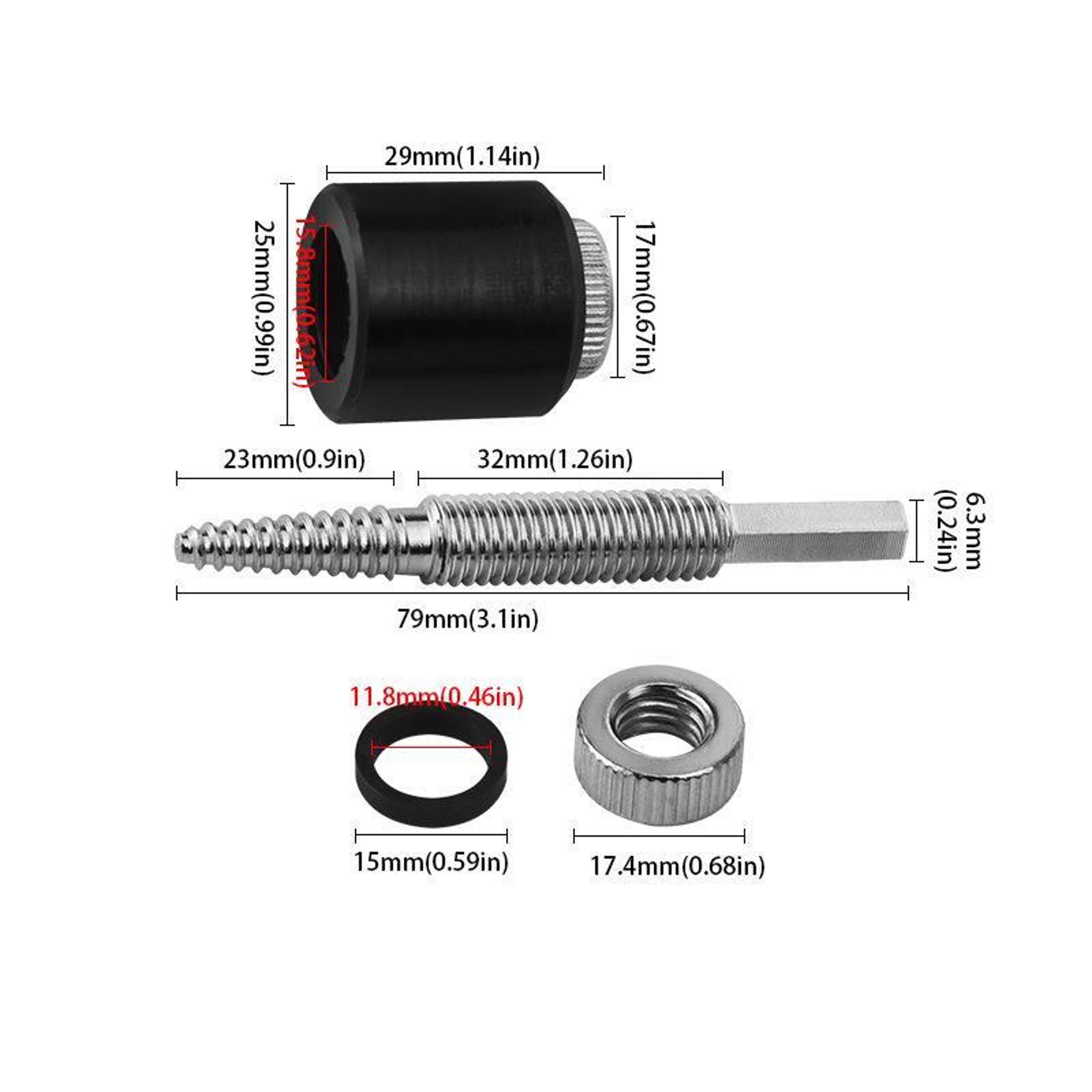 Expansion Tube Remover Drill Attachment Tool 2