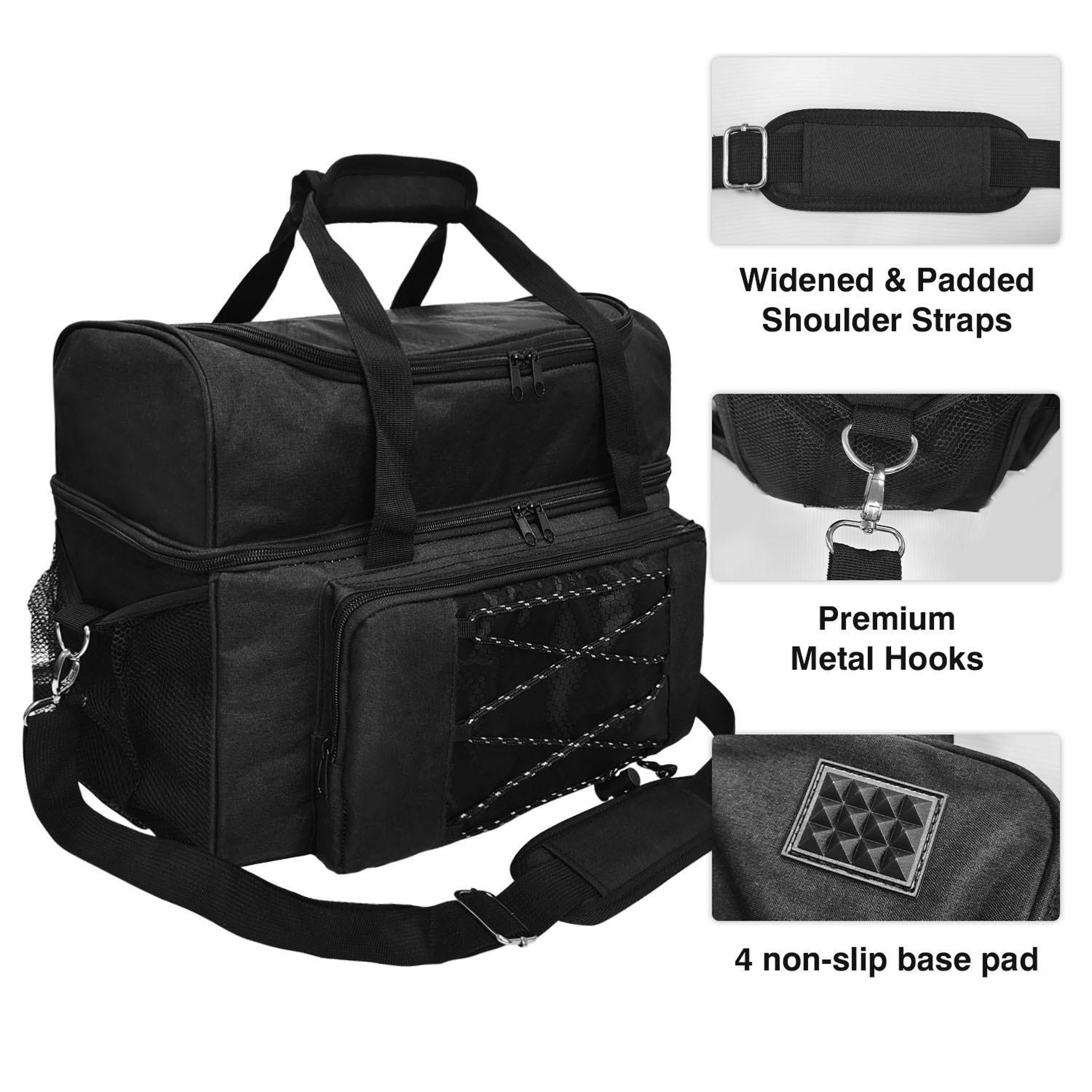 Bowling Backpack With Shoe Compartment And Ball Protection Storage 2