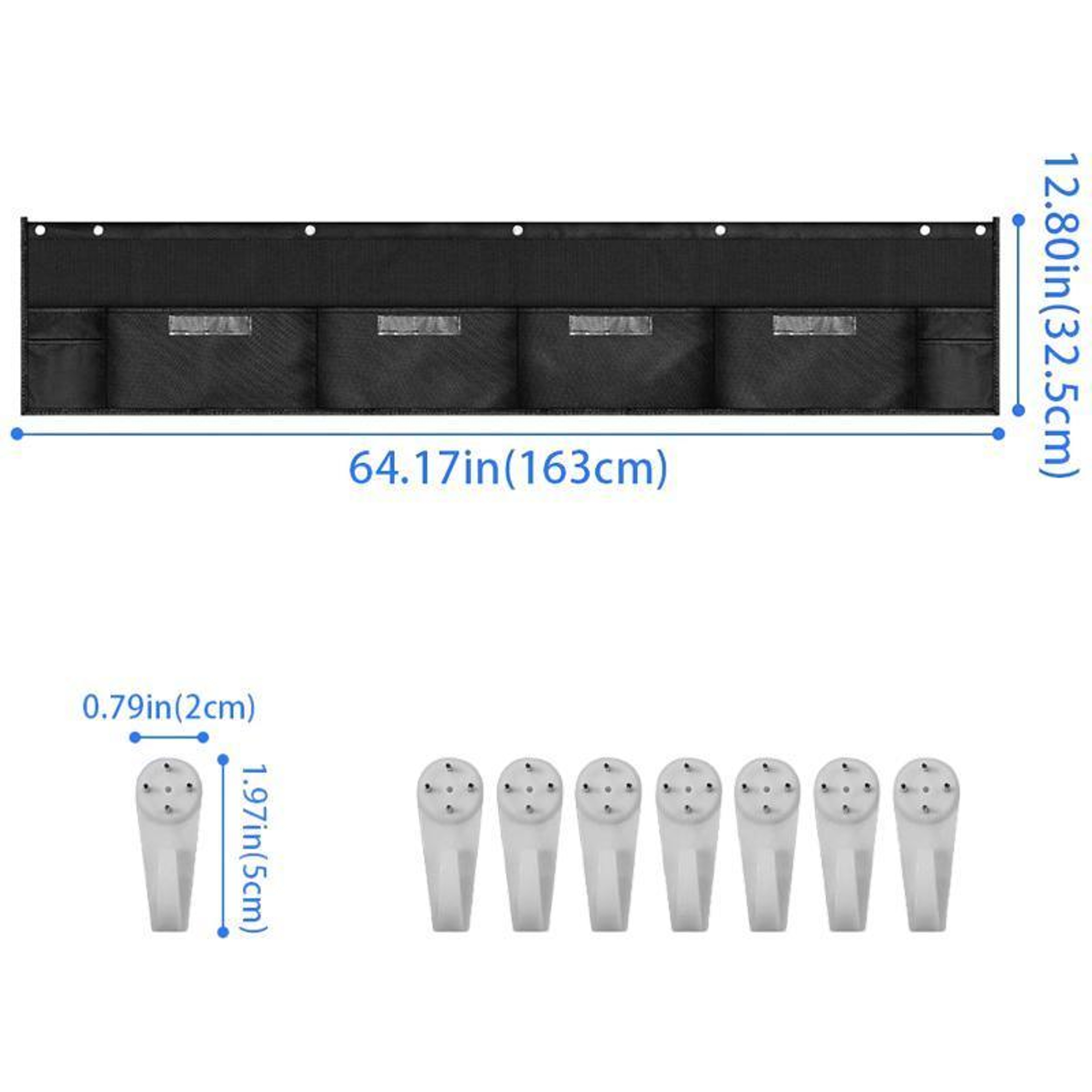 Classroom Wall Hanging File Organizer With 4 Pockets And Stationery Storage 4