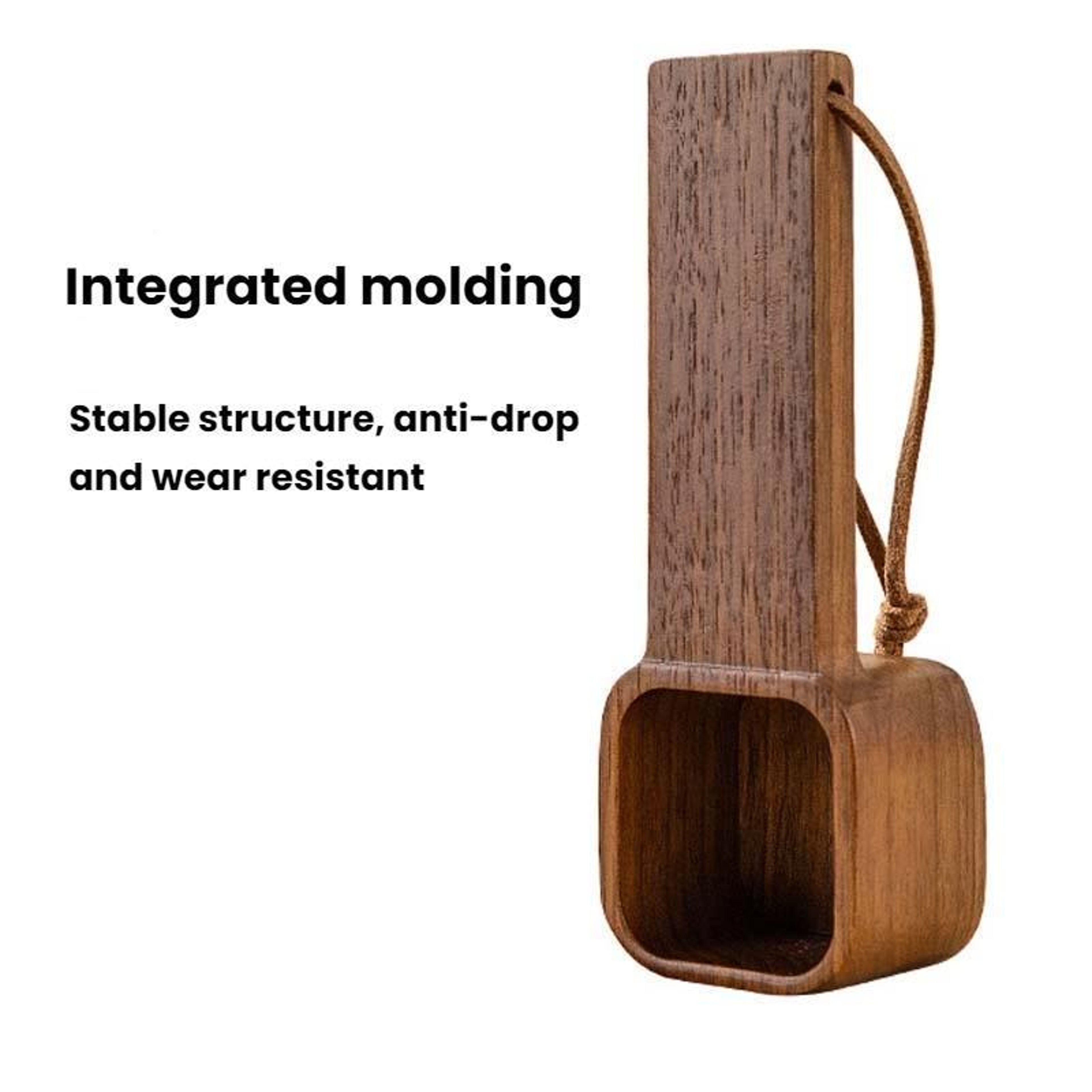 Solid Wood Coffee Measuring Spoon  Seasoning Scoop 4
