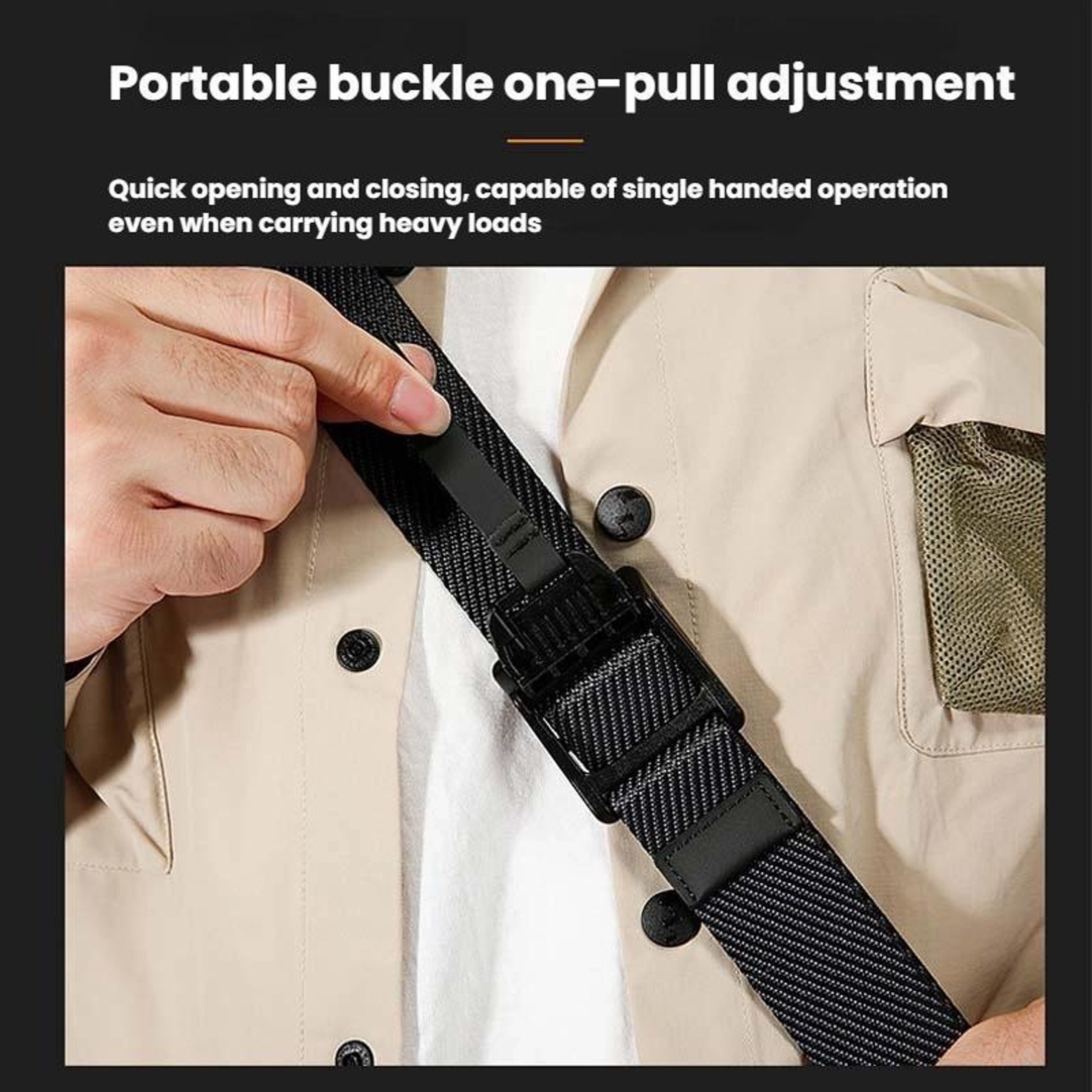 Men Urban Expedition Crossbody Bag Multifunctional Lightweight Chest Pack  Commuter Shoulder Sling 11