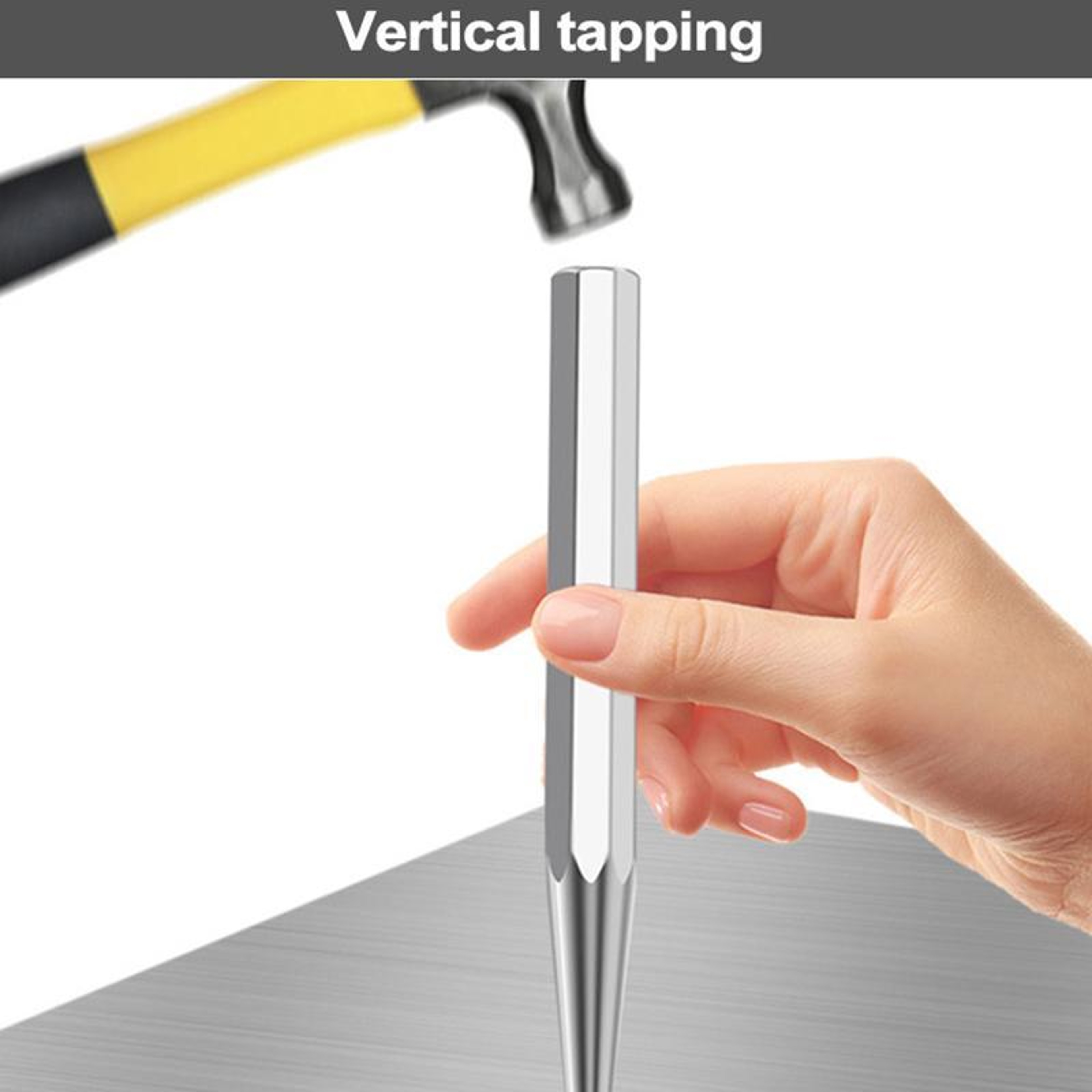 Octagonal Center Punch Locator for Accurate Drill Positioning – view 6