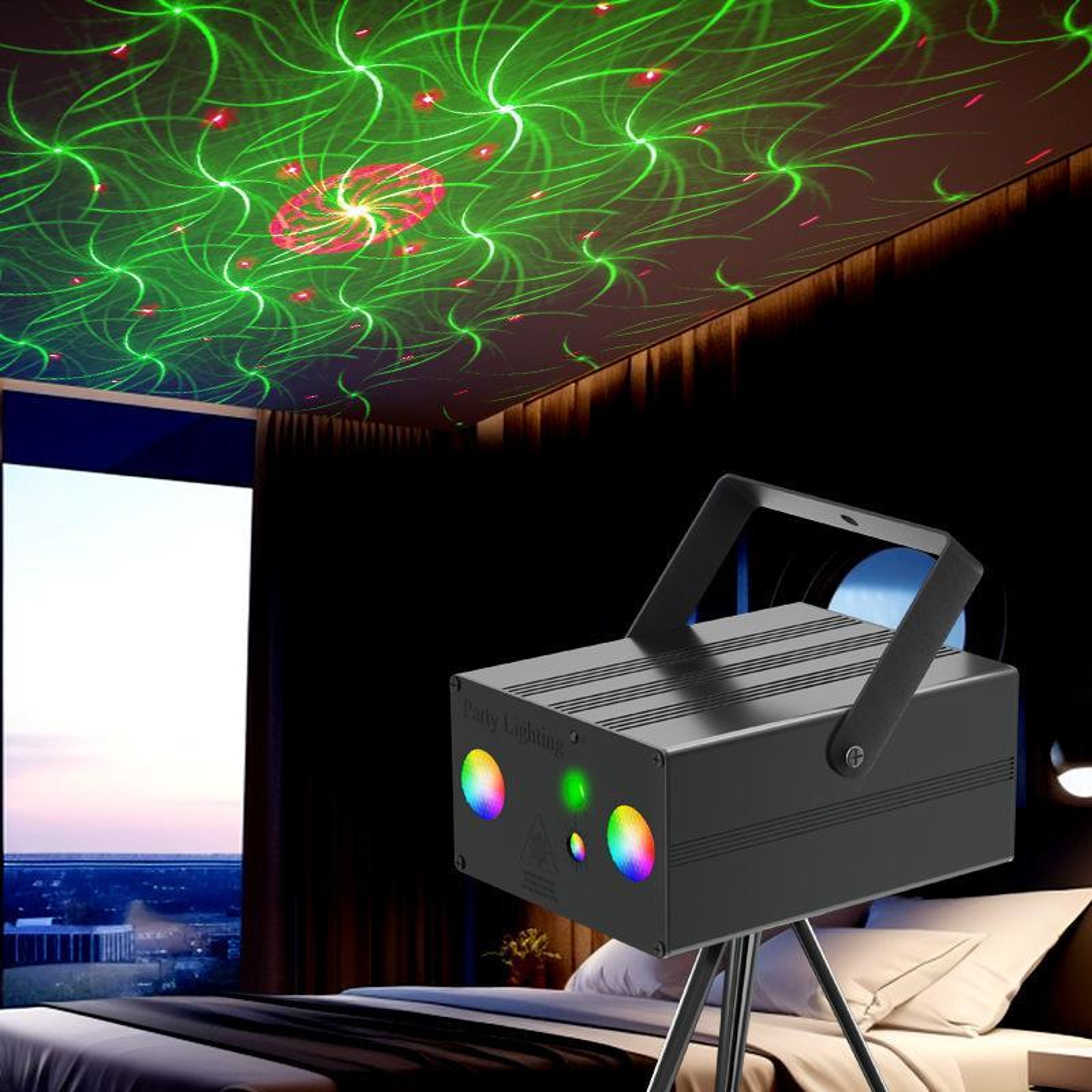 10W RGB Laser Party Light with Remote Control for Stage, DJ, KTV & Events – view 7