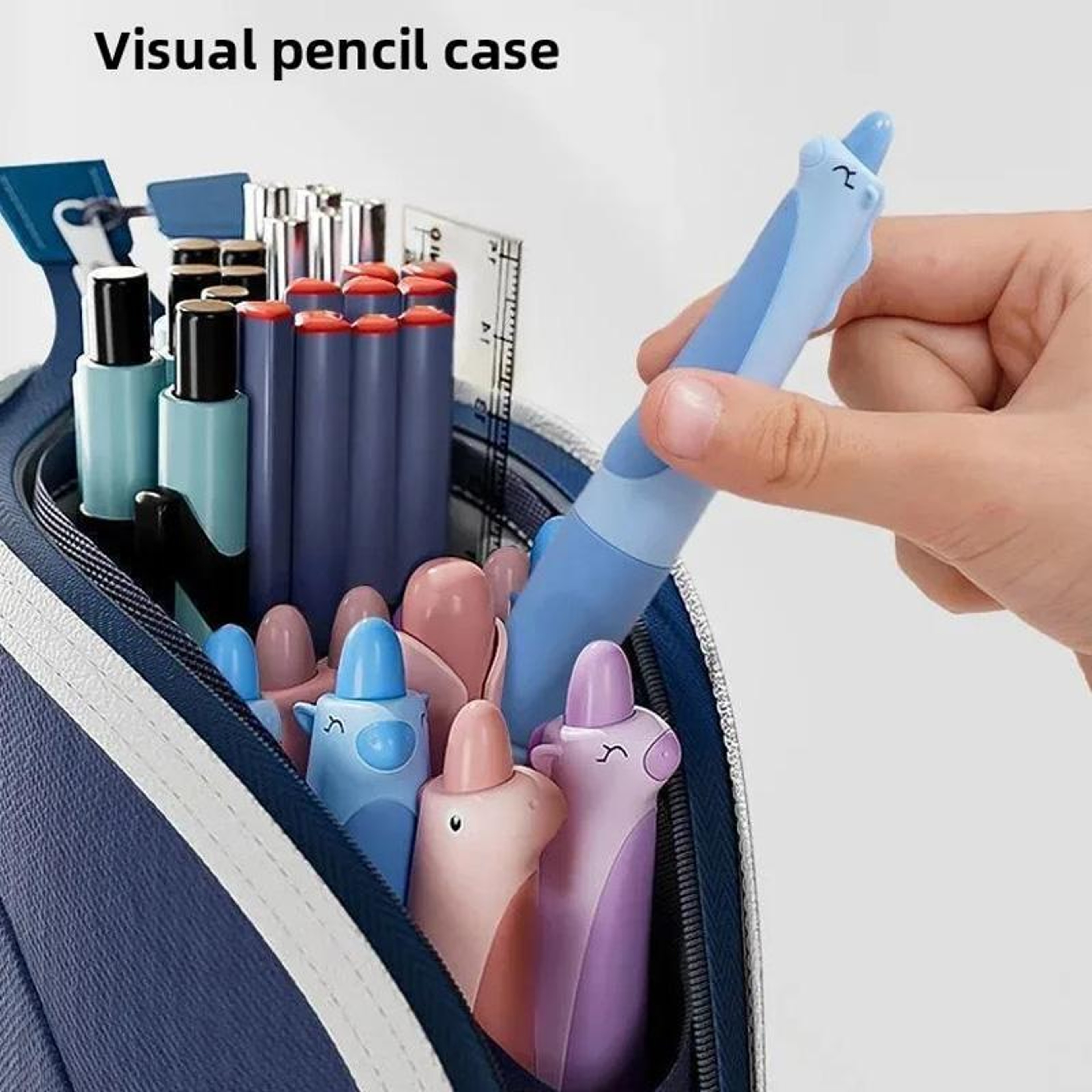 Expandable Pencil Case Large Capacity Desk Organizer For Students  Artists 2
