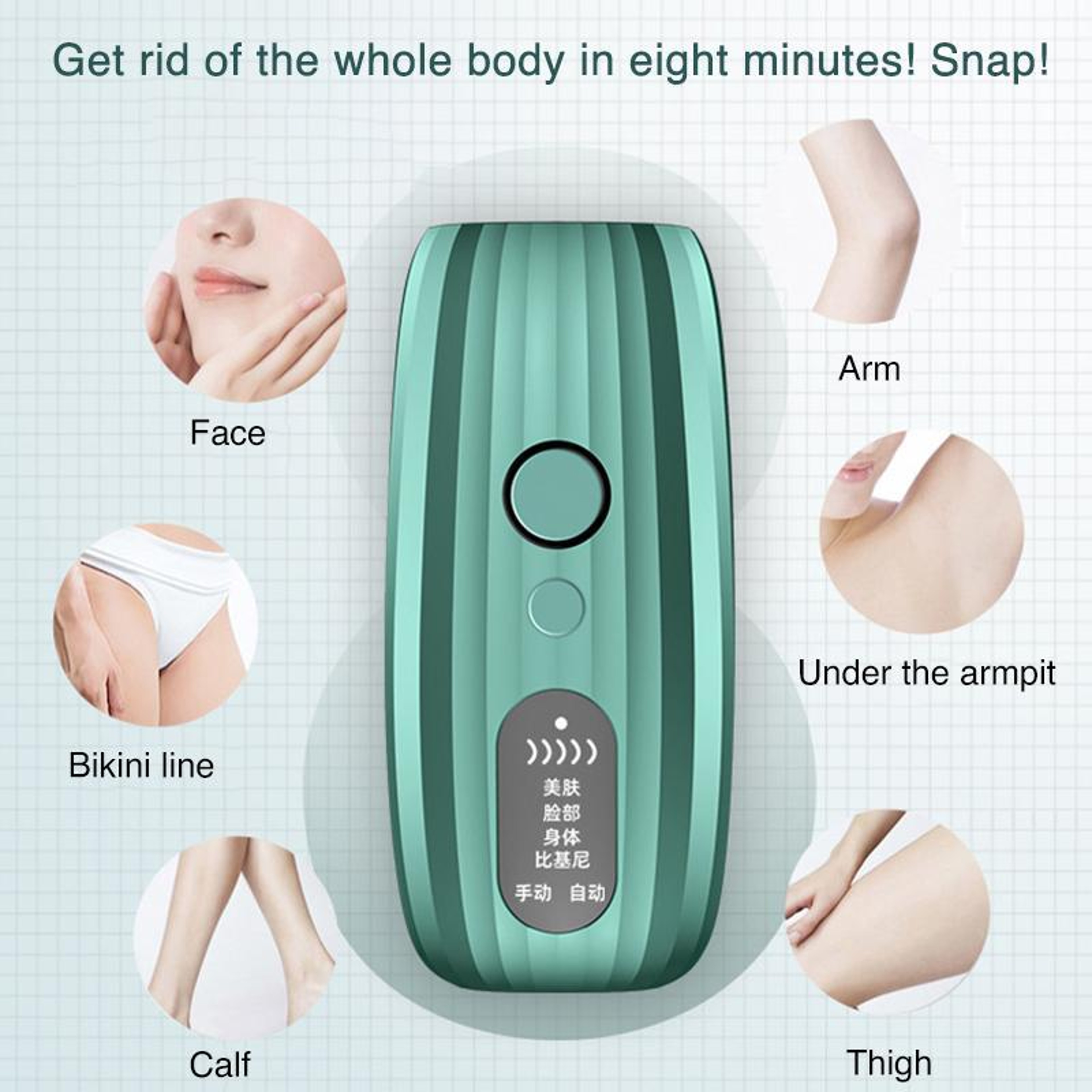 Laser Hair Removal Device Home Electric IPL Intense Pulse Hair Remover 3