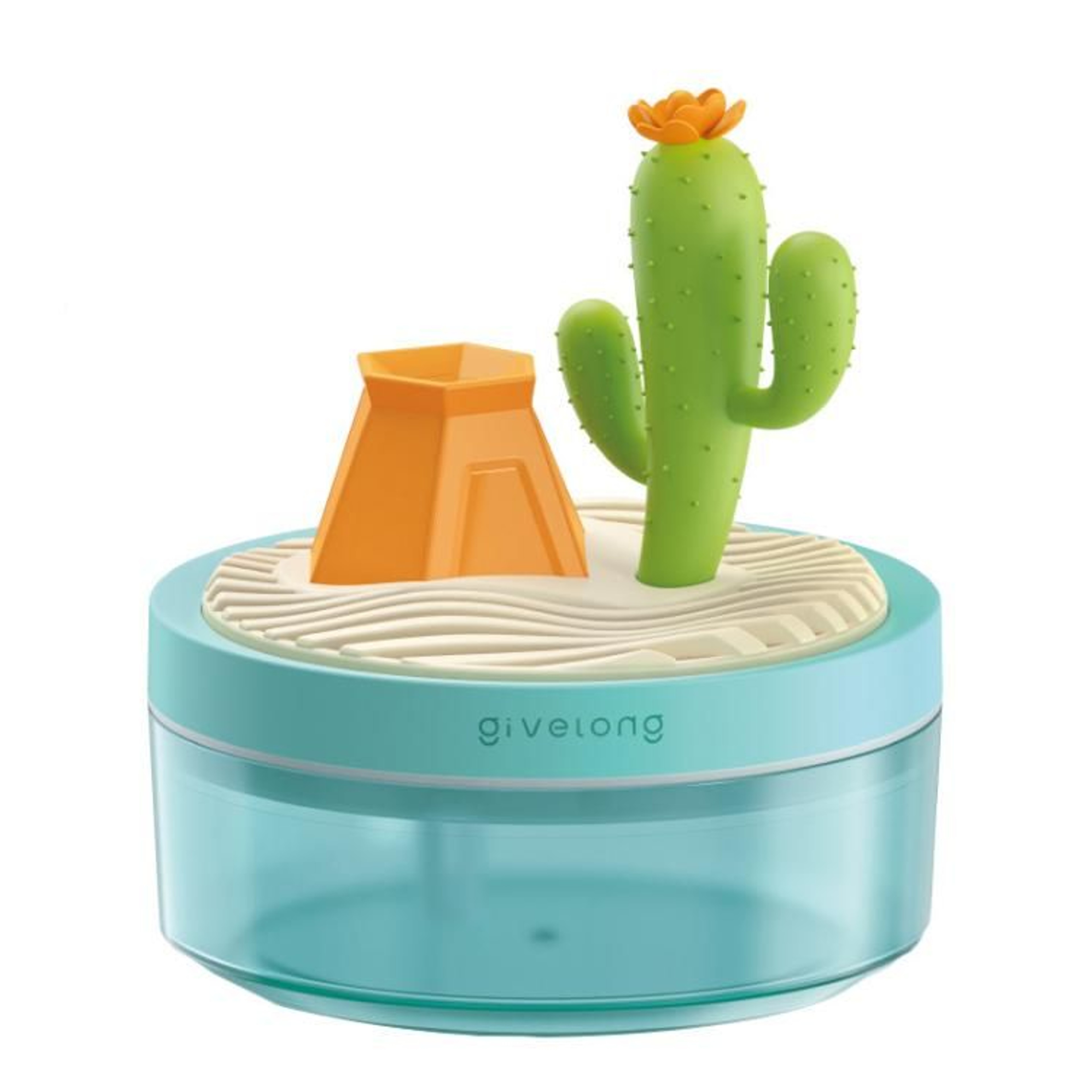 Portable Plant Pot Humidifier  USB Aroma Diffuser With Color Night Light 14
