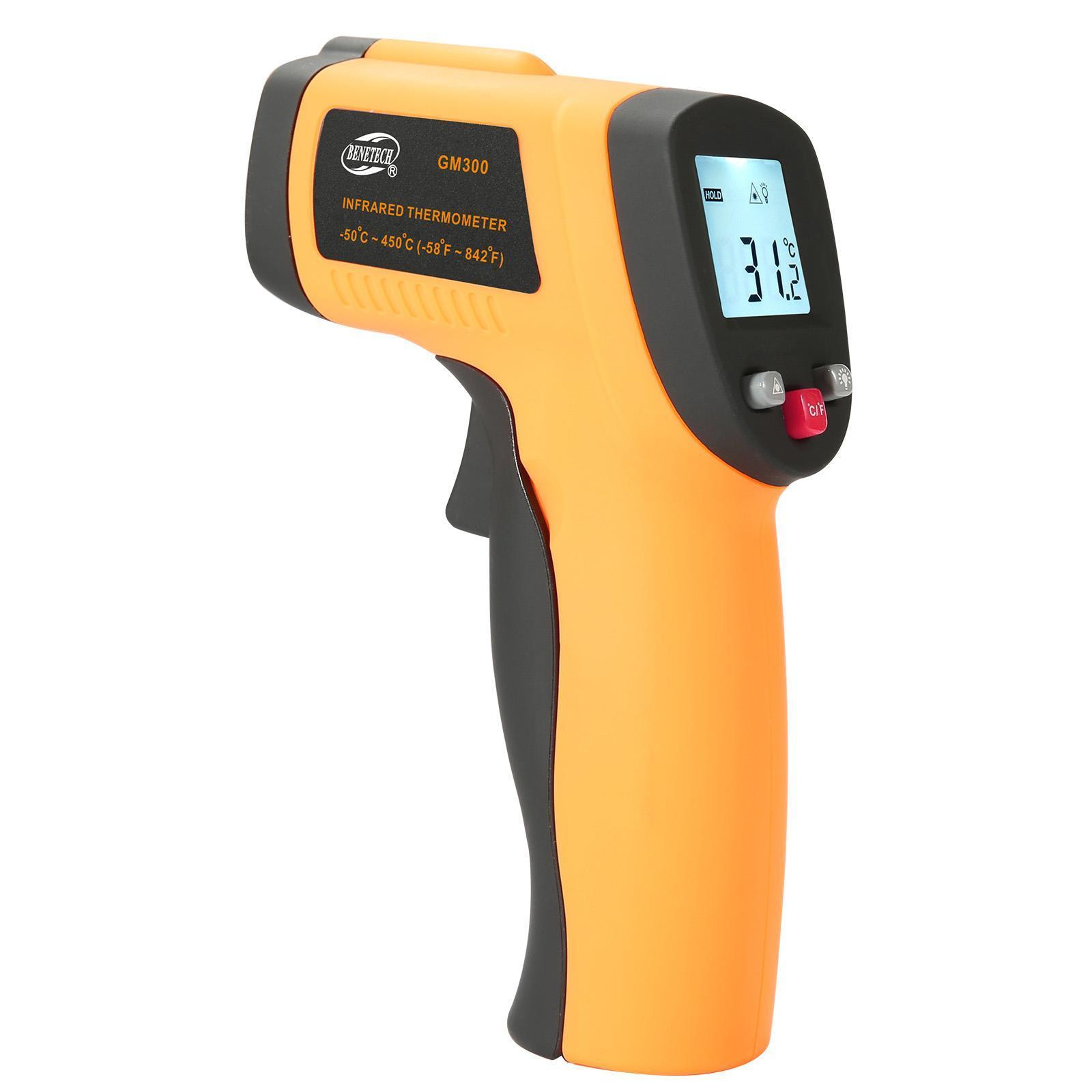 Digital Infrared Thermometer Gun With Laser Targeting  Instant Surface Temperature Reading 0