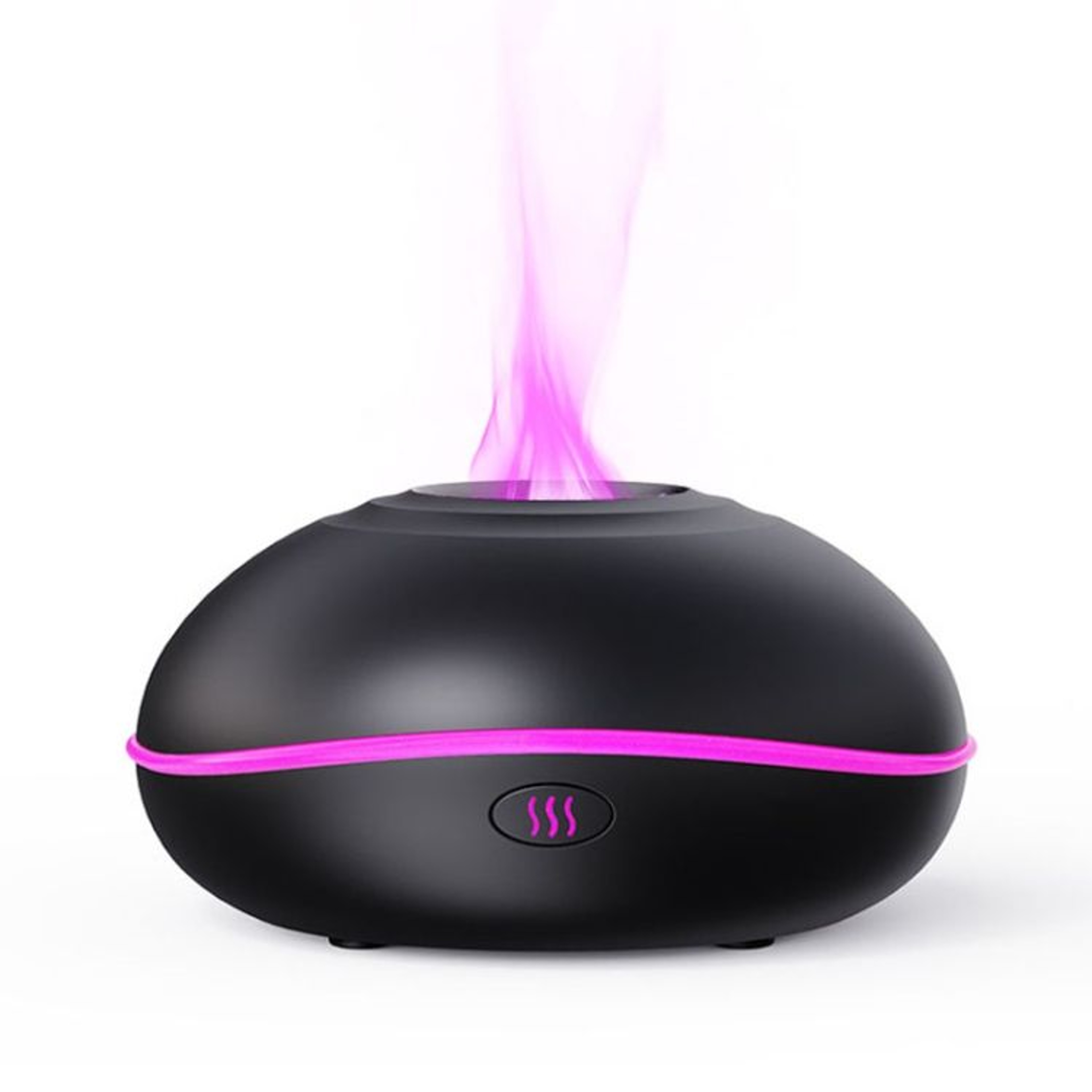 USB Aromatherapy Diffuser Humidifier With LED Flame Light For Car  Home 14