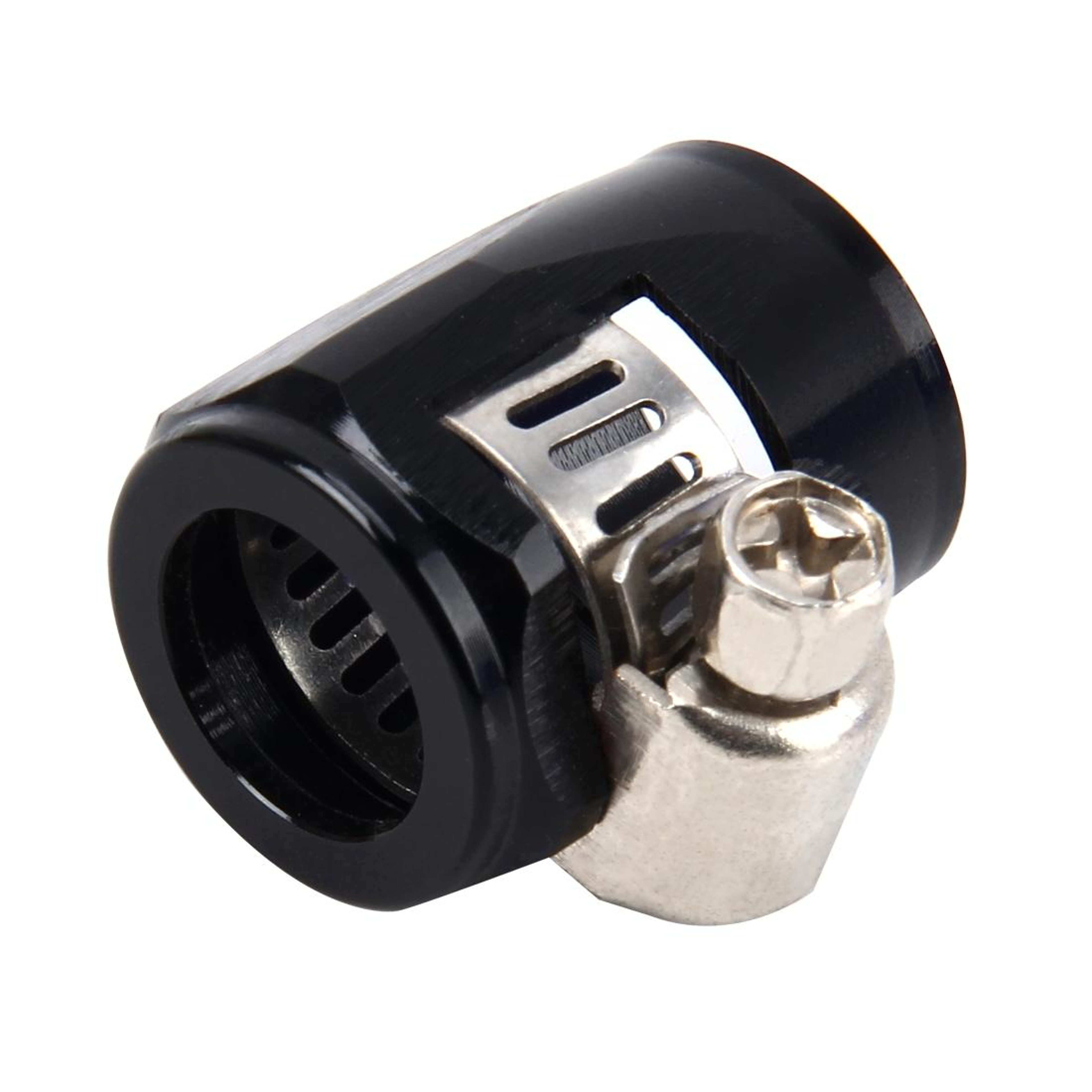 AN6 Aluminum Hose Finisher Adapter Clamp For Braided Fuel  Oil Lines 3