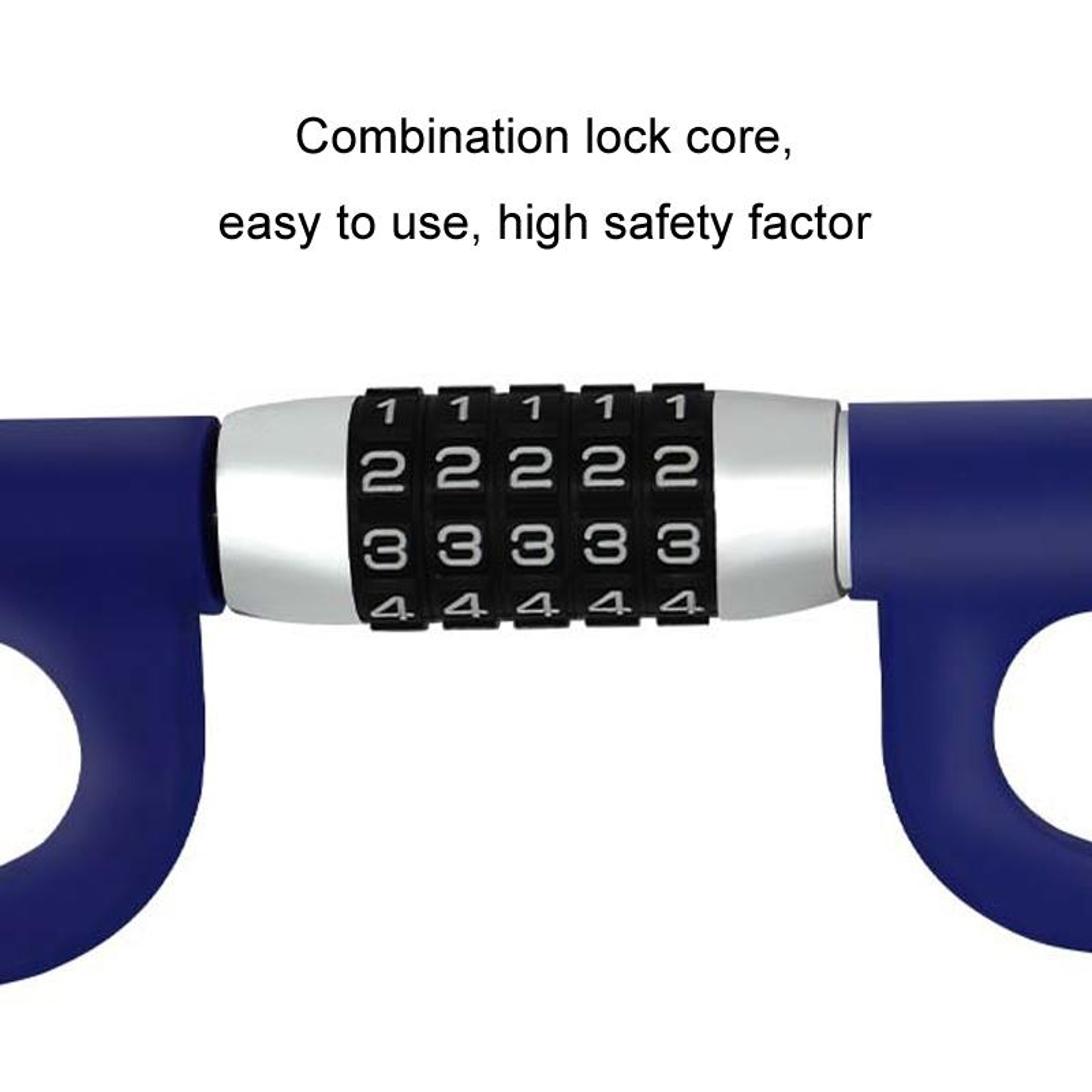 Retractable Steering Wheel Lock With Combination Code Security For Cars SUVs  Trucks 3